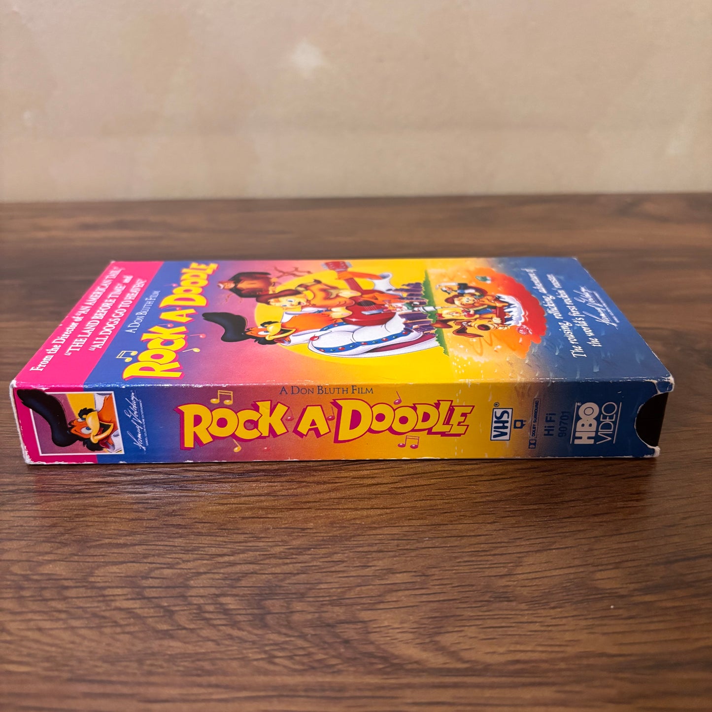 Rock-A-Doodle Don Bluth 1999 HBO Video VHS