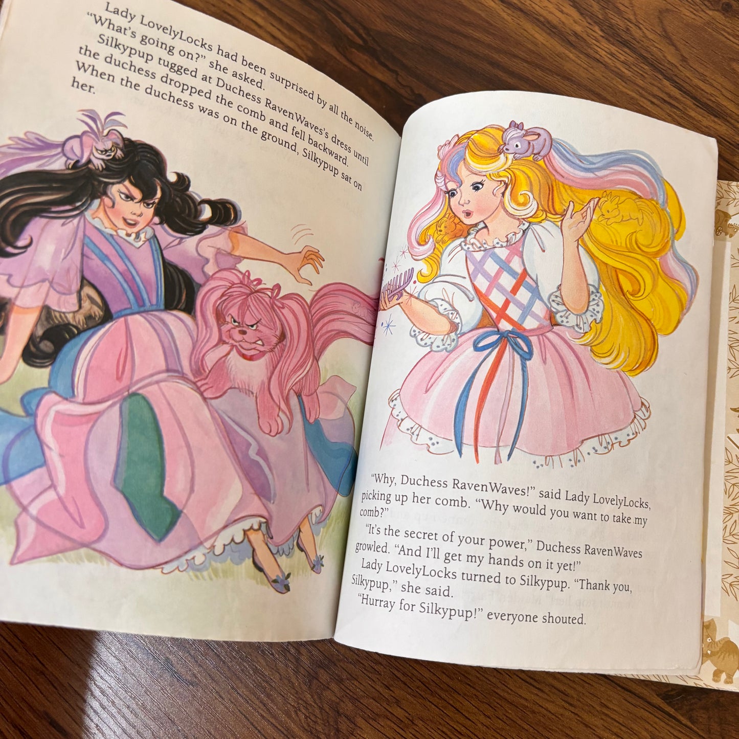 Lady Lovely Locks and the Pixietails Silkypup Saves the Day 1987 Little Golden Book - Kristin Brown/Pat Paris