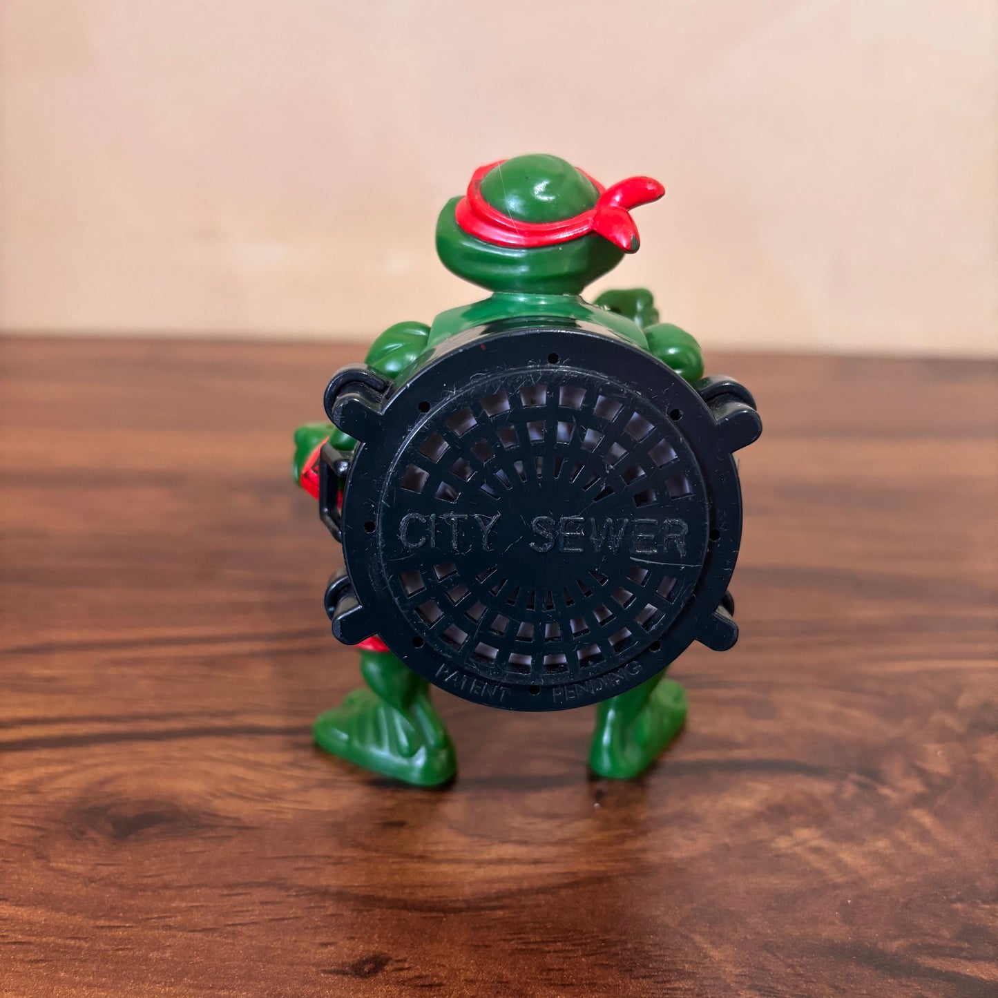 Teenage Mutant Ninja Turtles City Sewer Shell Raphael Action Figure (1991 Playmates Toys)
