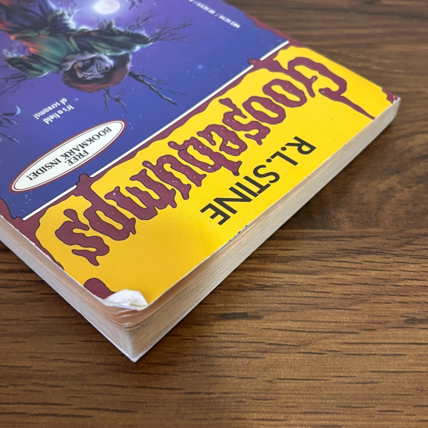 The Scarecrow Walks at Midnight RL Stine Goosebumps - Partial Ad Intact