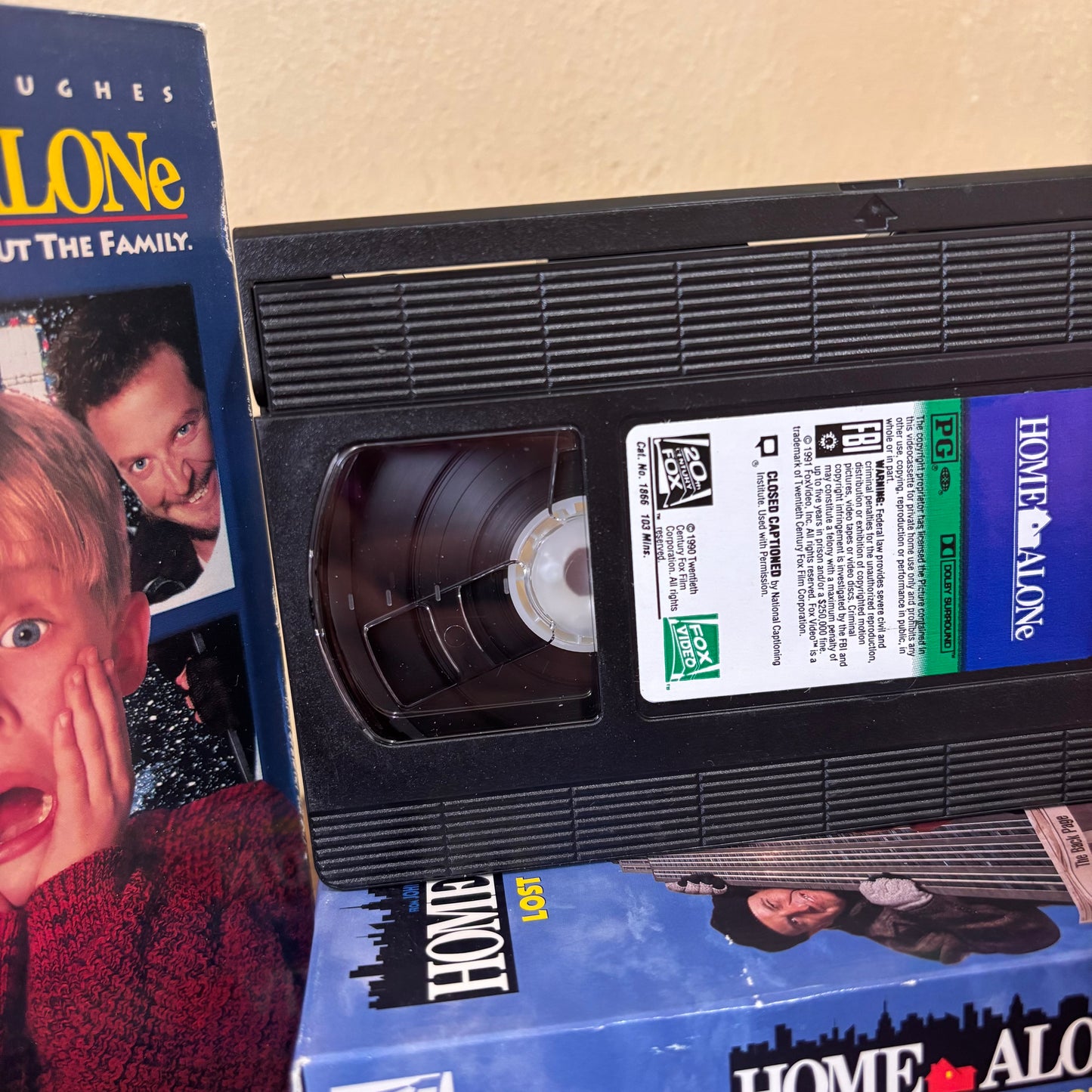Home Alone VHS Bundle - Home Alone, Home Alone 2, Home Alone 3 (90s)