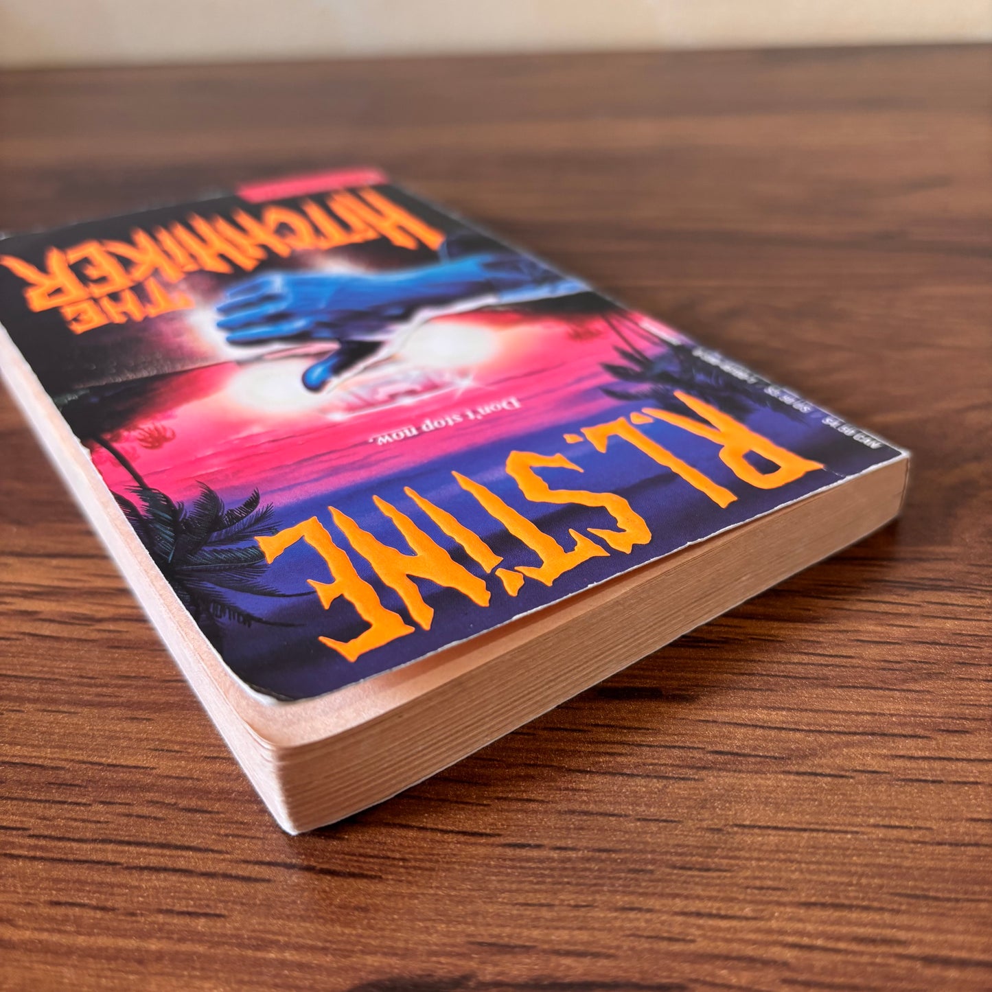 The Hitchhiker by R.L. Stine - 1993 Scholastic YA Thriller Paperback