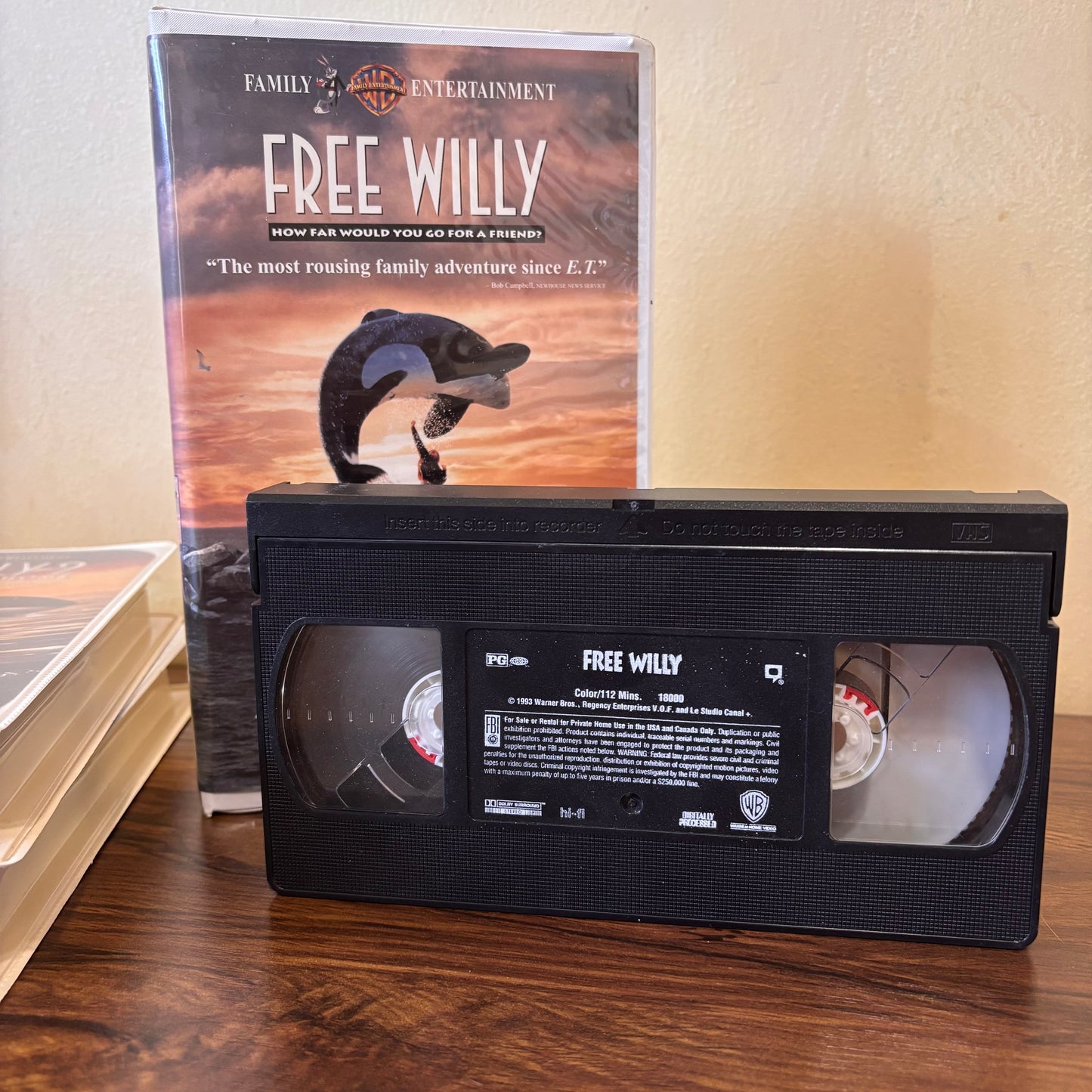 Free Willy VHS Bundle - Free Willy, Free Willy 2 & Free Willy 3 (90s)