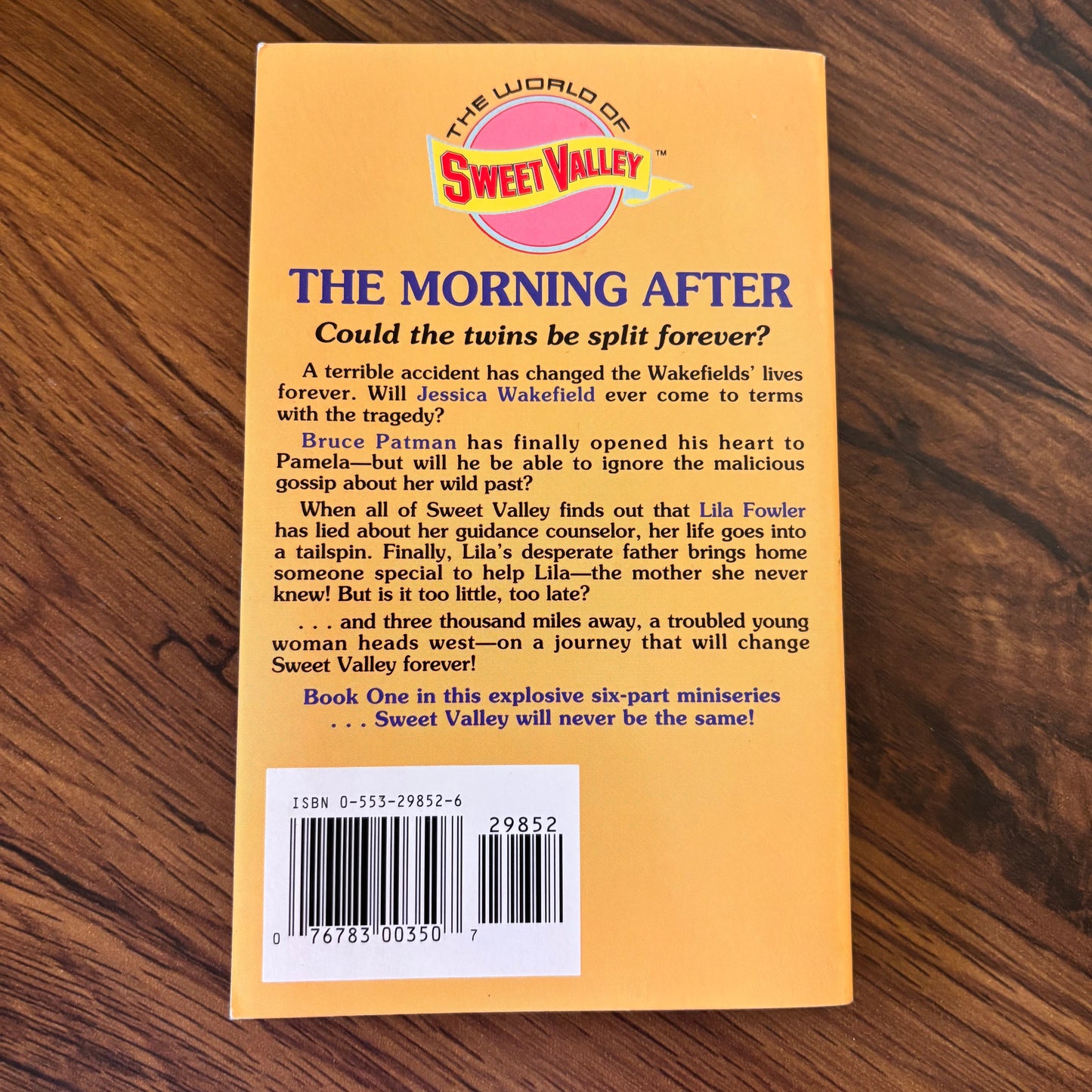 Sweet Valley High: Sweet Valley Terror #95 The Morning After, Francine Pascal, 1993 Bantam YA