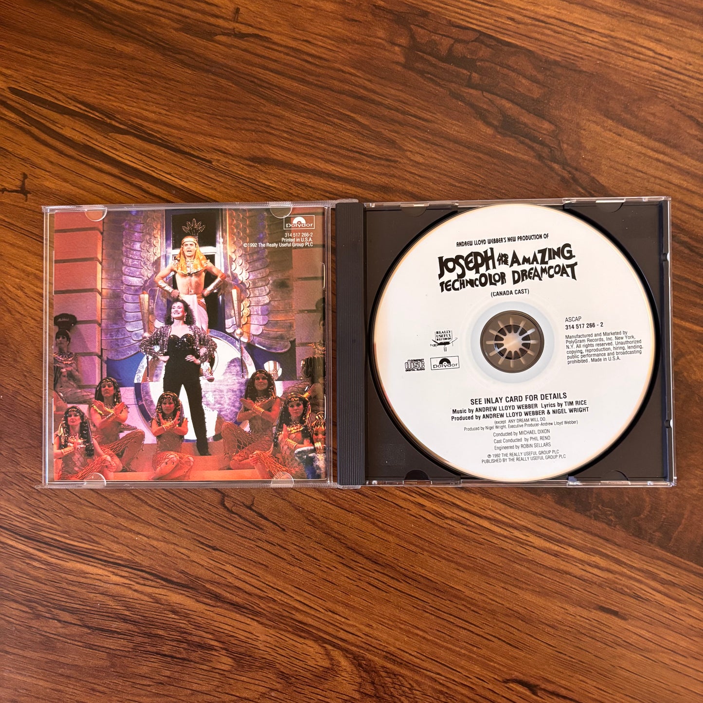 Joseph and the Amazing Technicolor Dreamcoat CD (1992) - Canadian Cast Recording ft. Donny Osmond