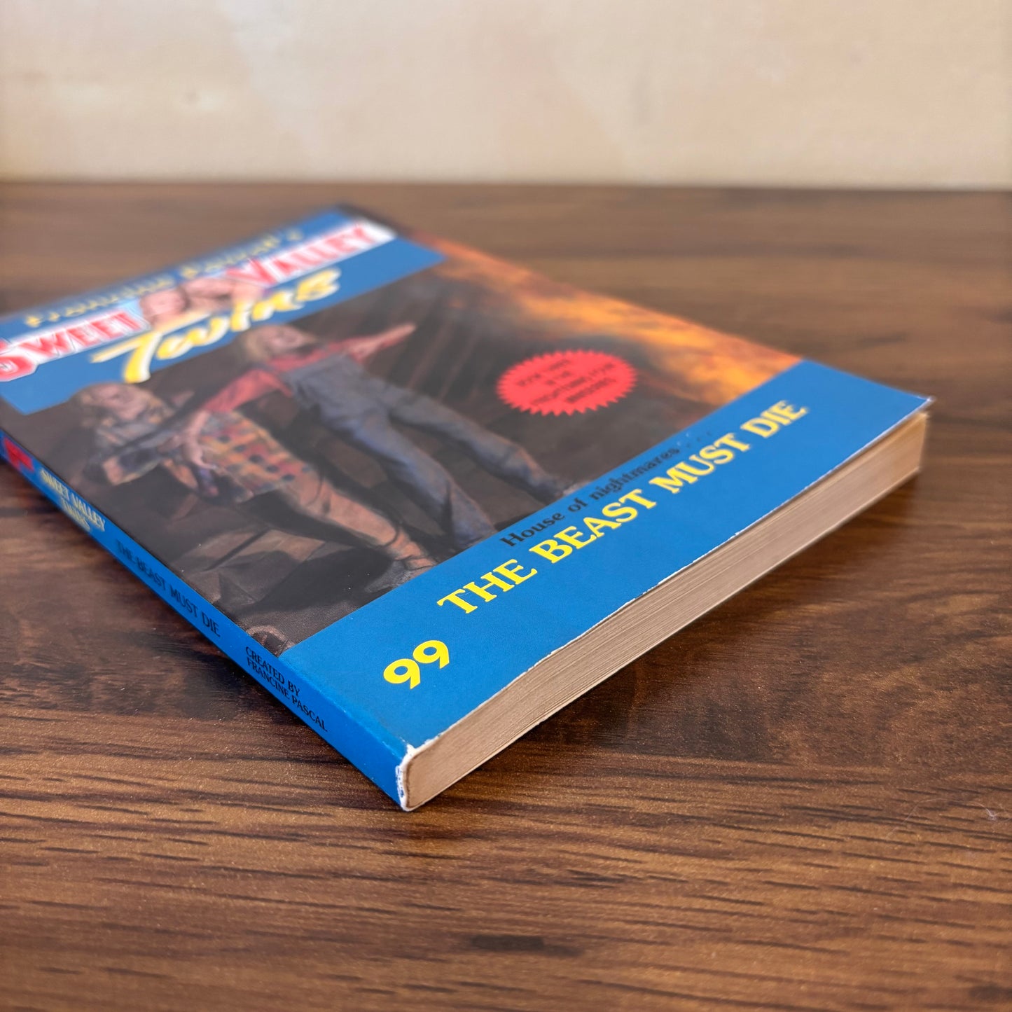 Sweet Valley Twins #99: The Beast Must Die – Book 3 of the Frightening Four Miniseries by Francine Pascal (1996 Bantam Paperback)