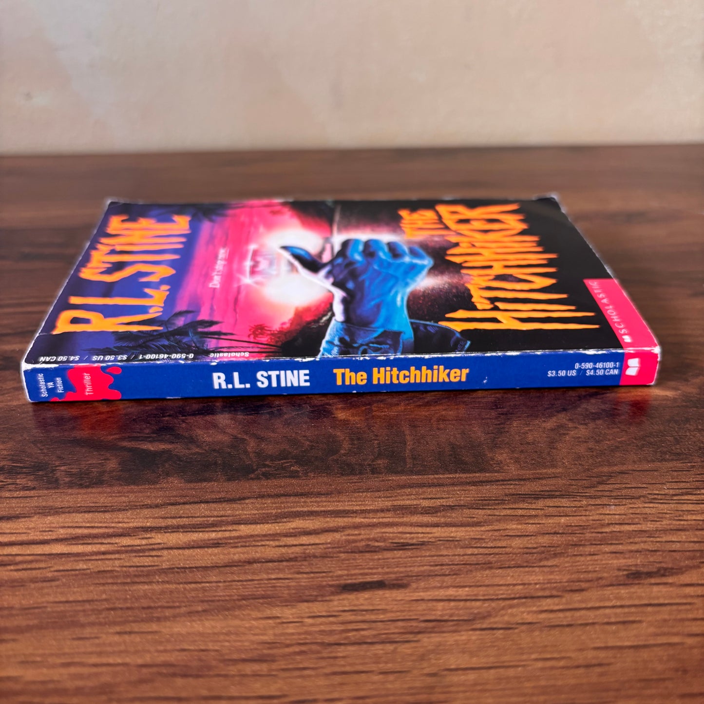The Hitchhiker by R.L. Stine - 1993 Scholastic YA Thriller Paperback