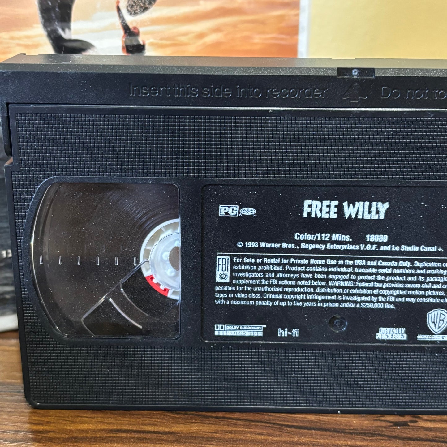 Free Willy VHS Bundle - Free Willy, Free Willy 2 & Free Willy 3 (90s)