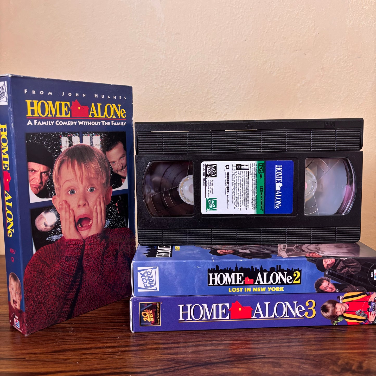 Home Alone VHS Bundle - Home Alone, Home Alone 2, Home Alone 3 (90s)