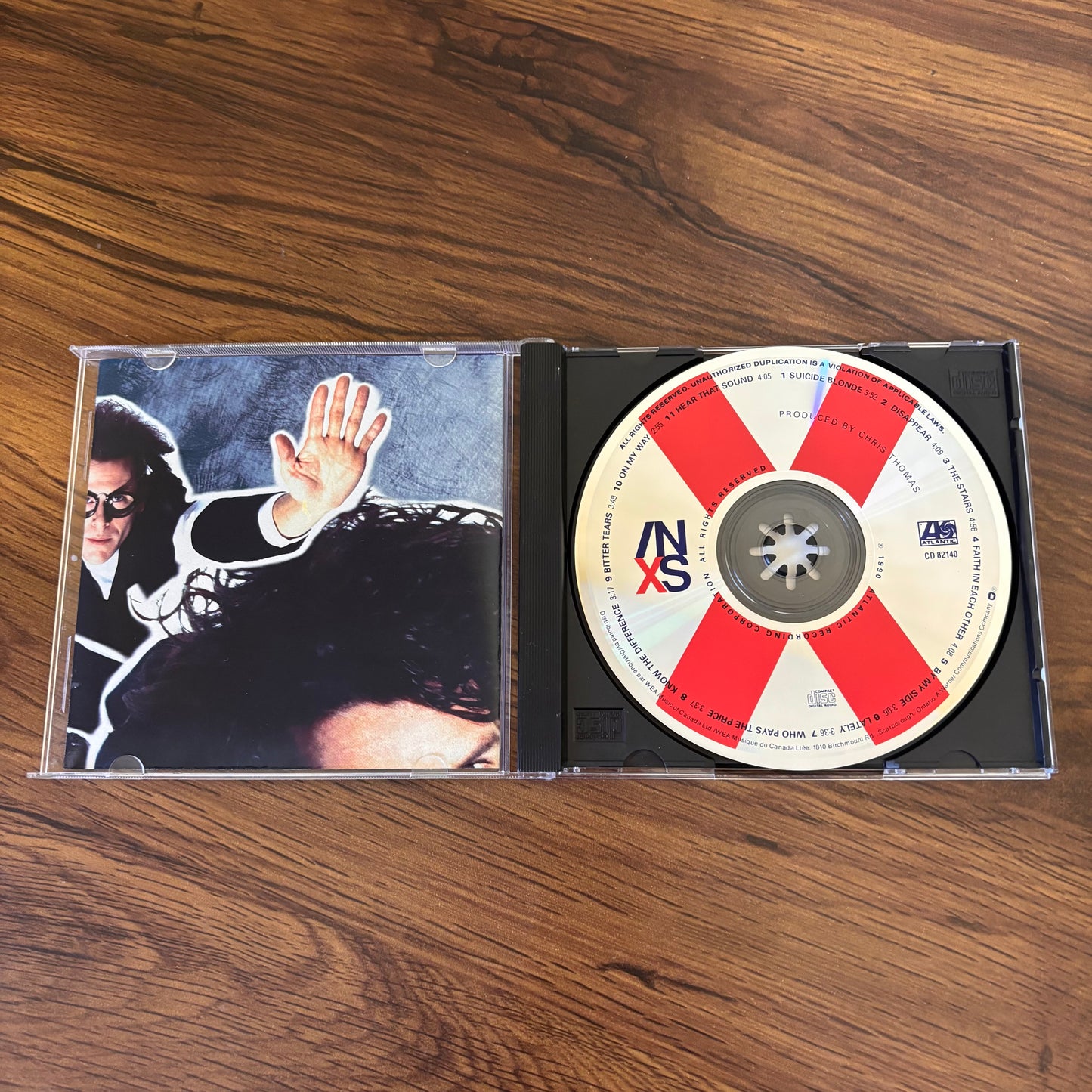 INXS - X CD (1990) with “Disappear” & More 90s Pop Rock