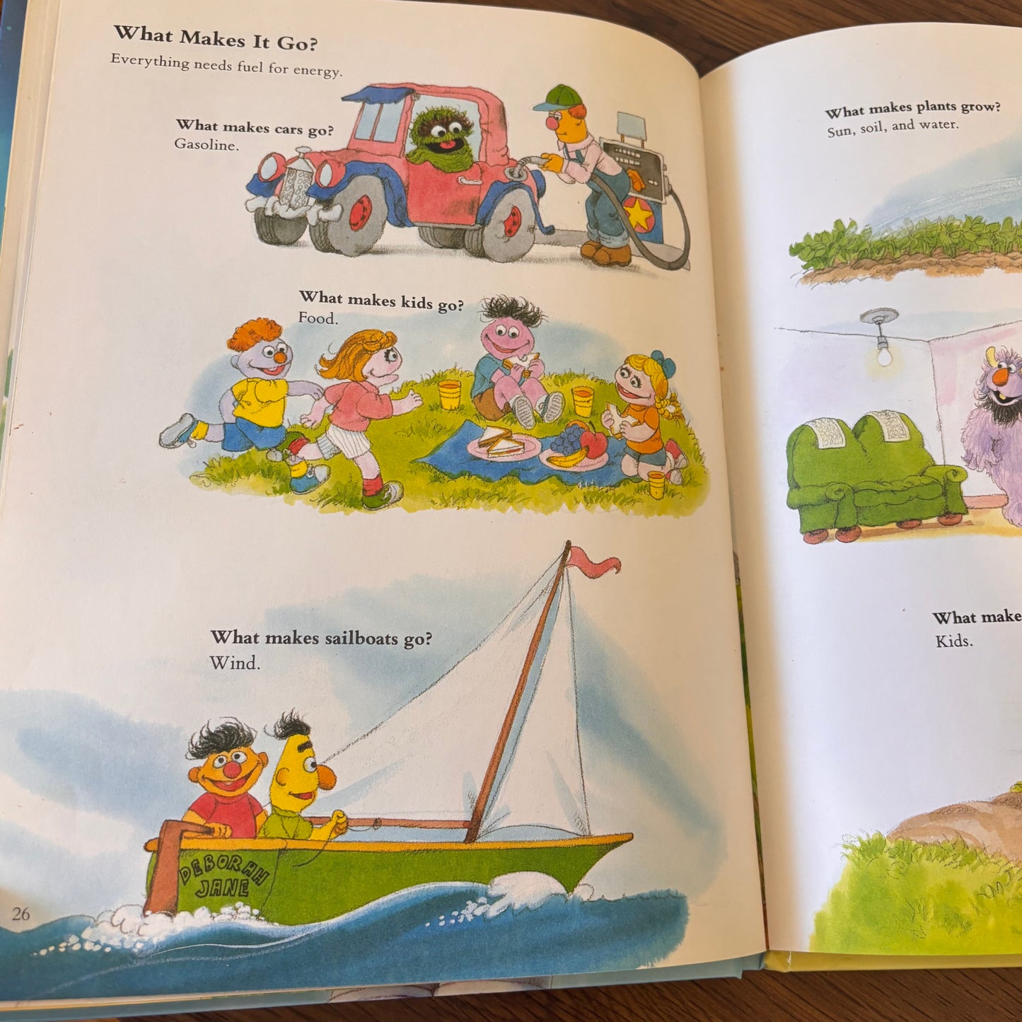 Big Bird’s Book About the Earth and Sky - 1985 Sesame Street Muppets Hardcover