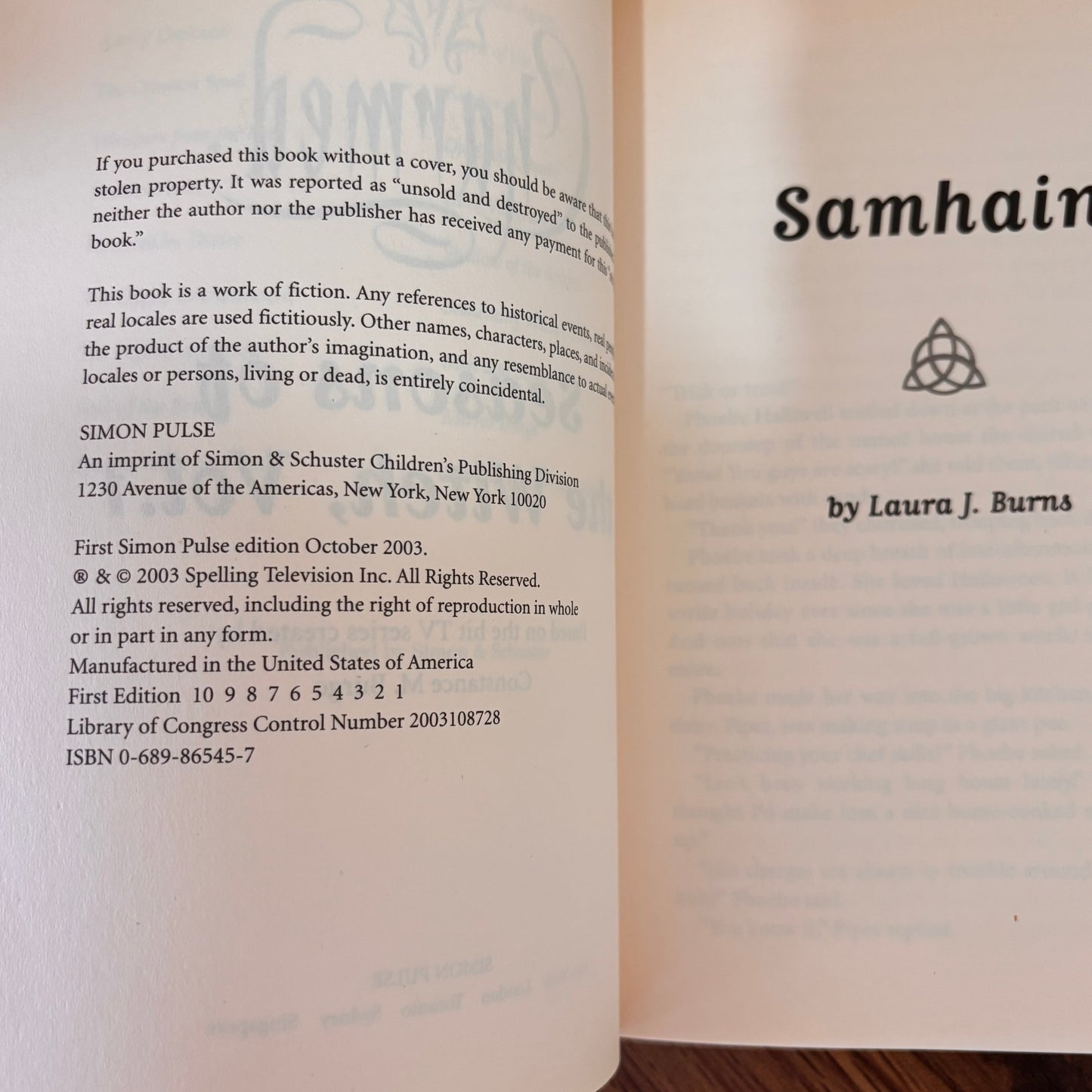 Charmed: Seasons of the Witch Vol. 1 - 2003 Novella Collection