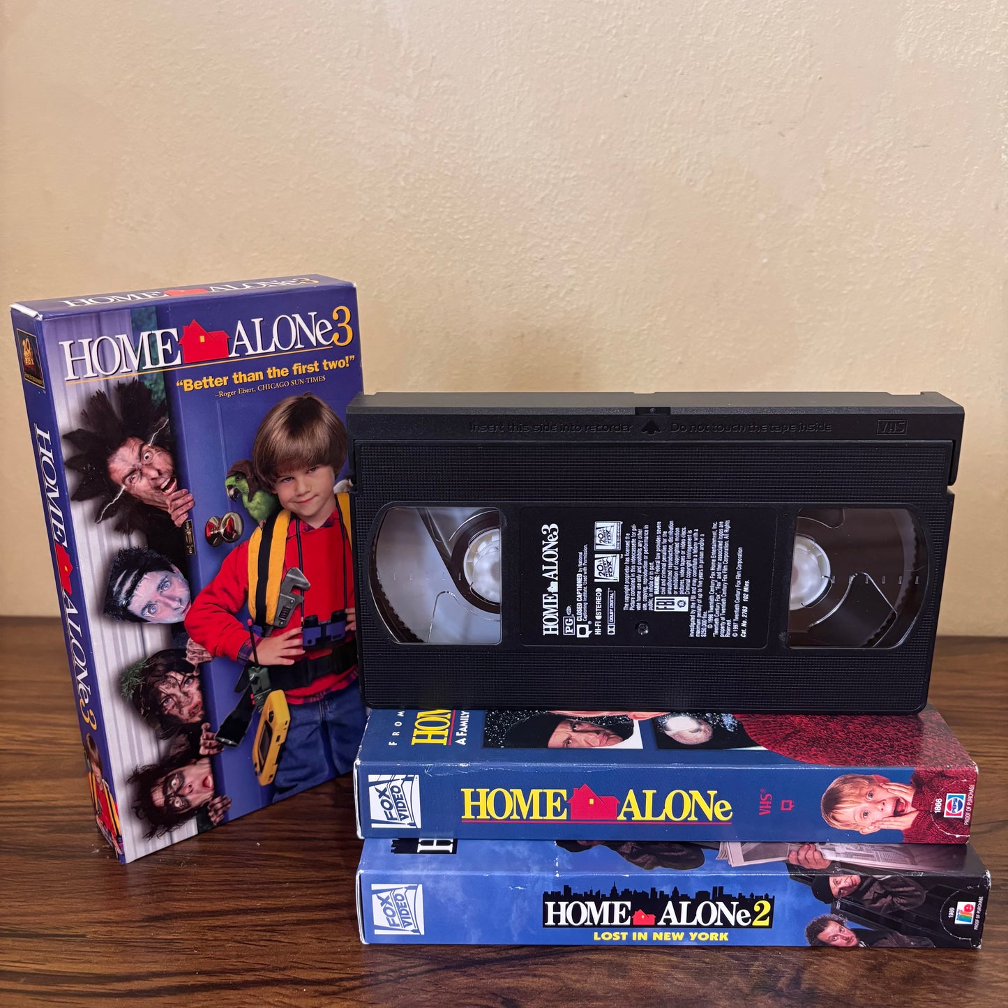 Home Alone VHS Bundle - Home Alone, Home Alone 2, Home Alone 3 (90s)