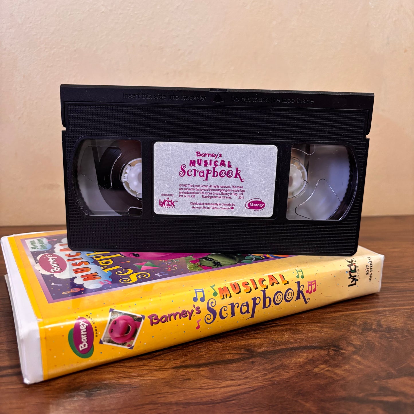 Barney’s Musical Scrapbook Sing-Along VHS (1997) - Classic Kids