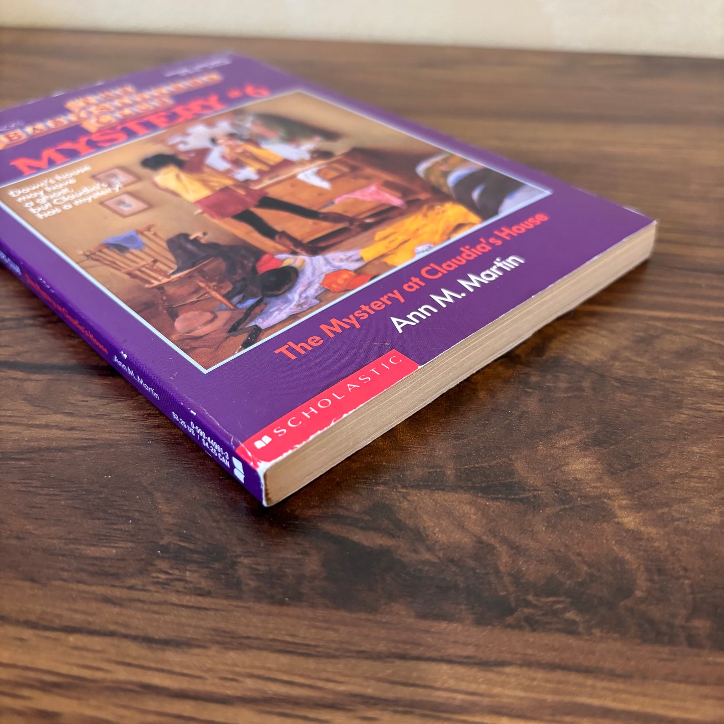 The Baby-Sitters Club Mystery #6: The Mystery at Claudia’s House by Ann M. Martin (1992 Scholastic Paperback)
