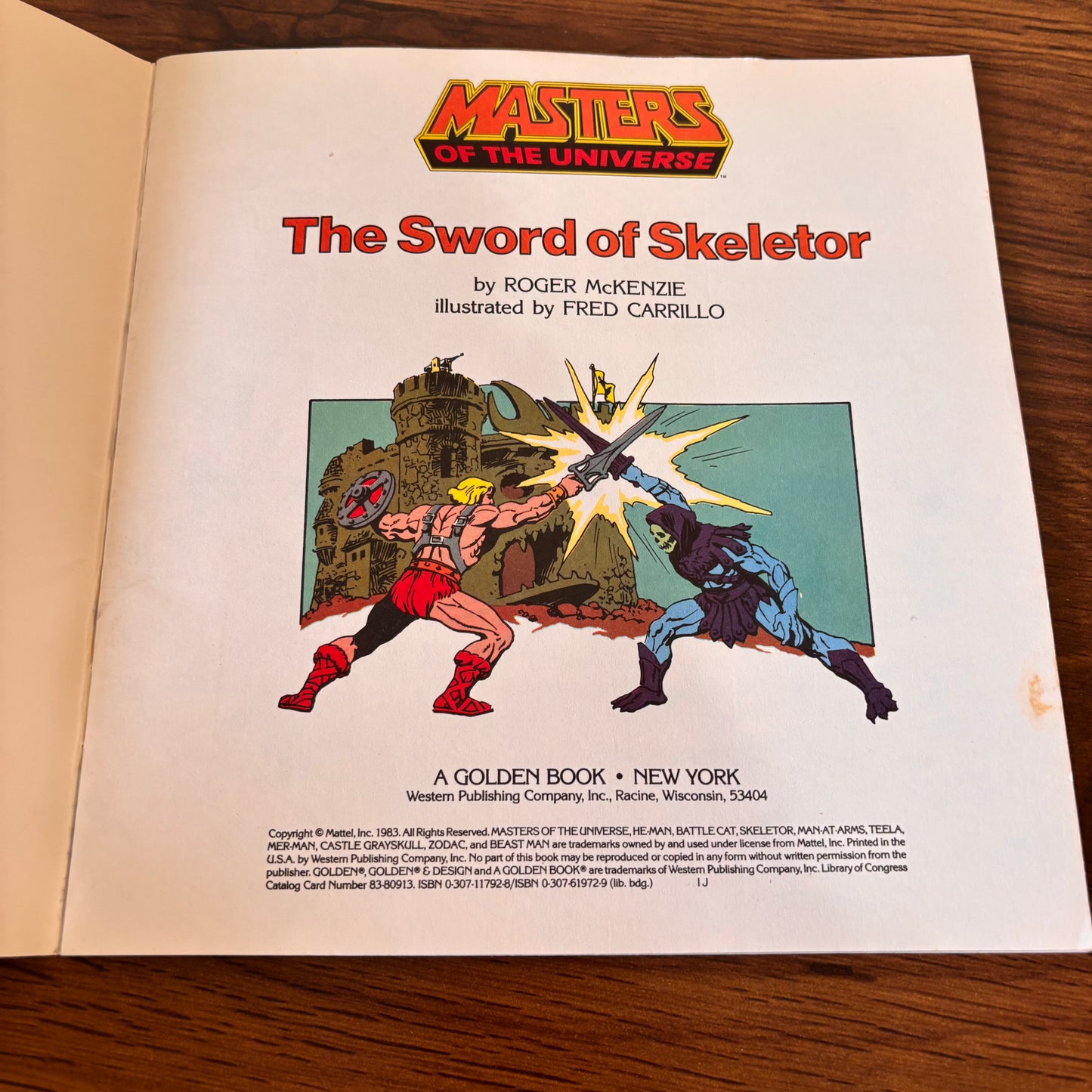 Masters of the Universe: The Sword of Skeletor (1983) | Masters of the Universe Storybook by Roger McKenzie, Fred Carillo