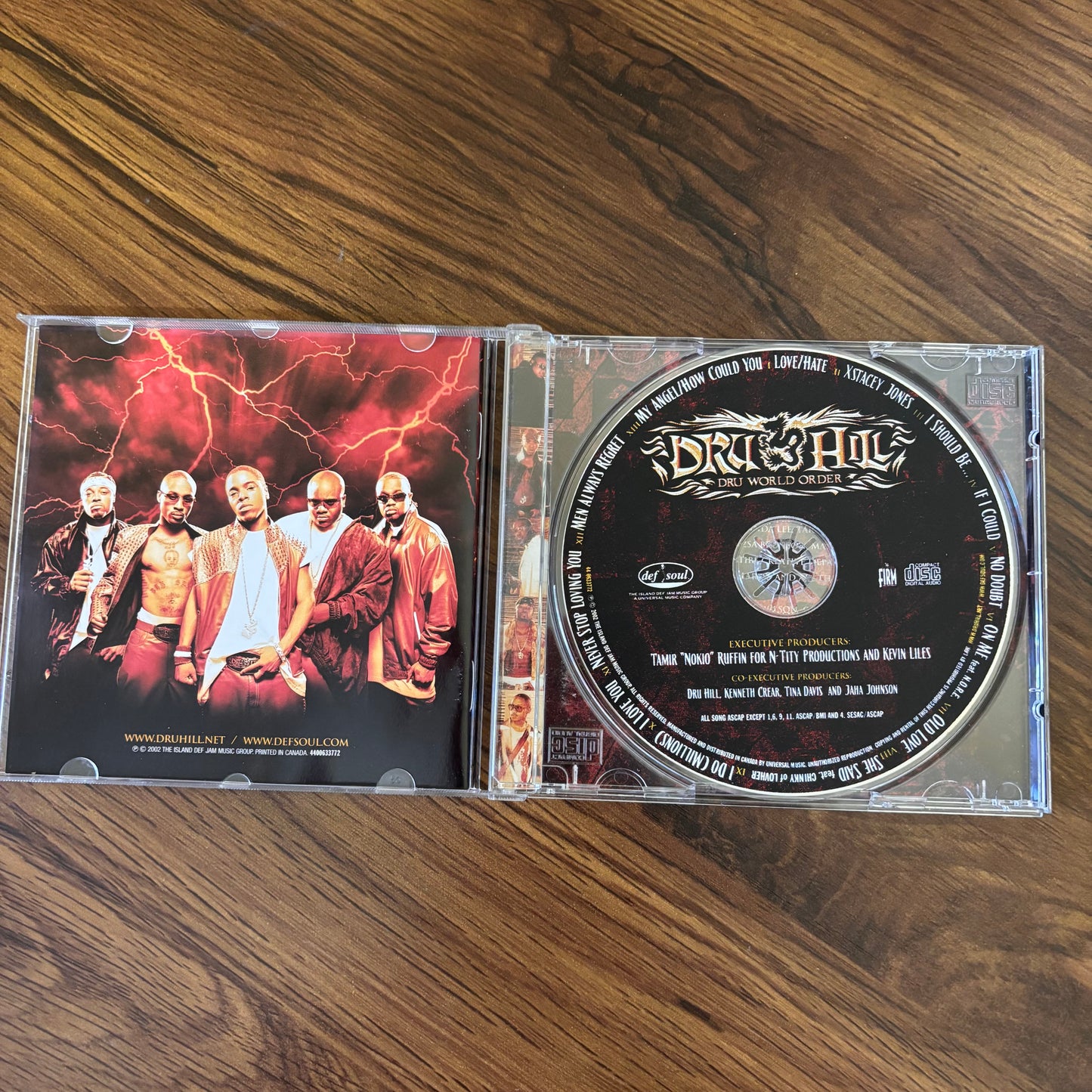 Dru Hill - Dru World Order CD (2002) R&B Album