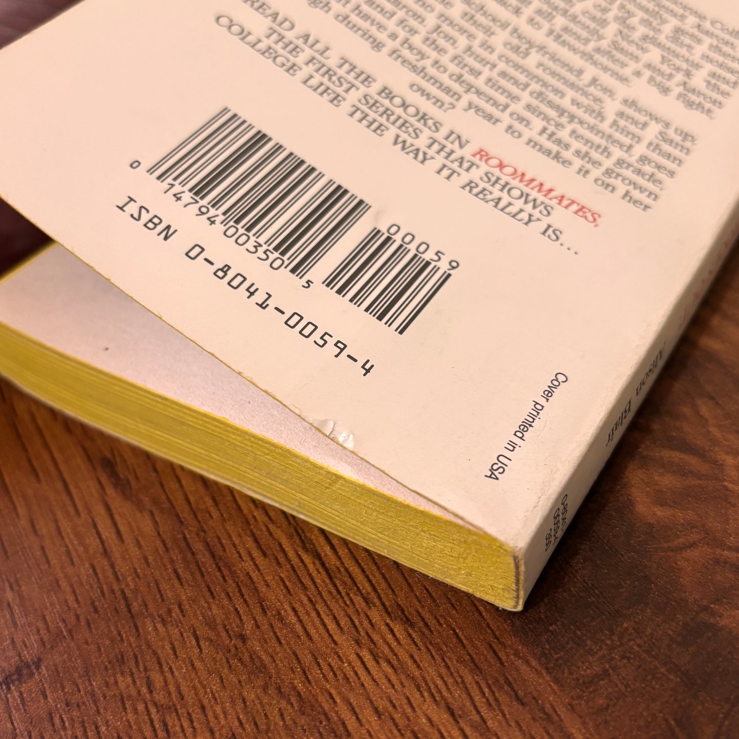 Roommates: School’s Out by Alison Blair 1987 Ivy Books YA Paperback