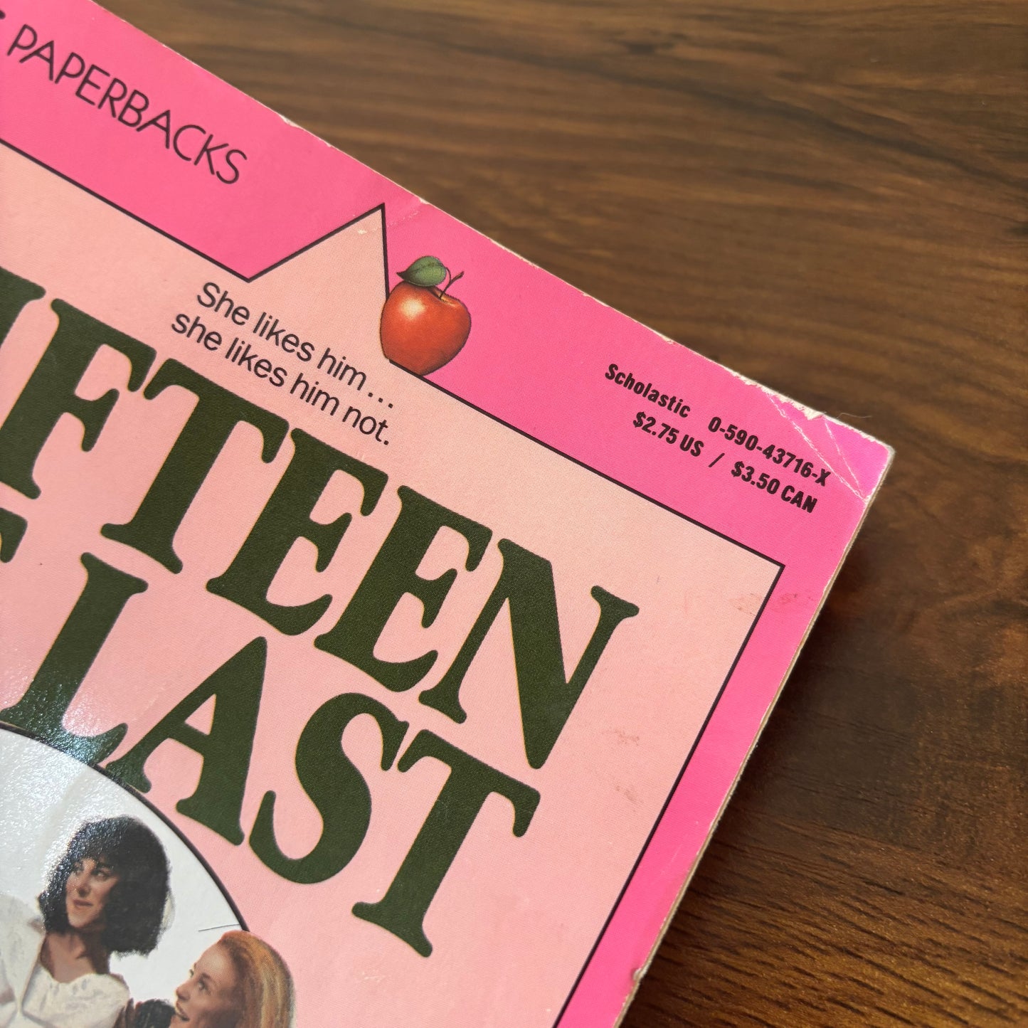 Fifteen At Last Candice F. Ransom 1987 Pink Cover Apple Paperbacks
