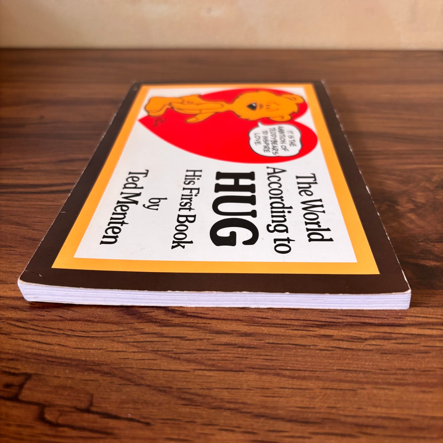 The World According to HUG by Ted Menten - 1984 Softcover Cartoon Book