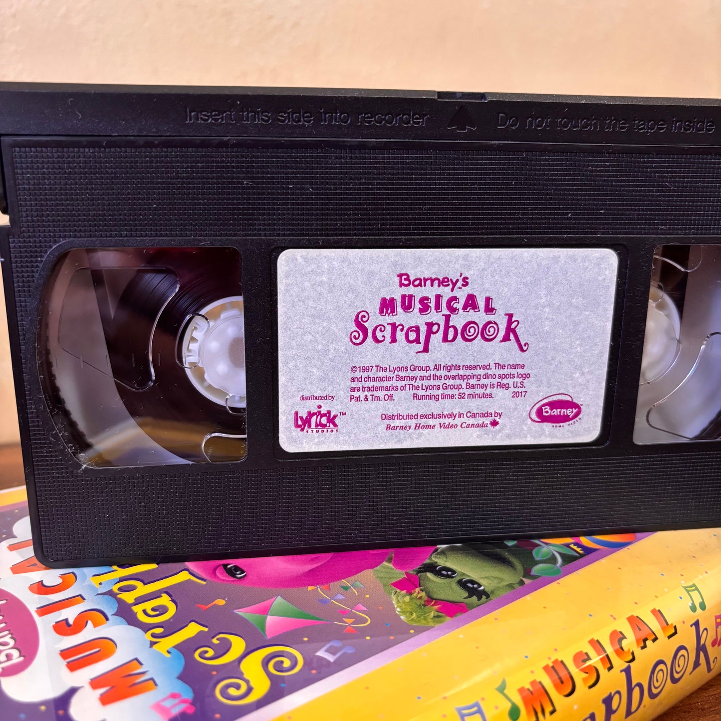 Barney’s Musical Scrapbook Sing-Along VHS (1997) - Classic Kids