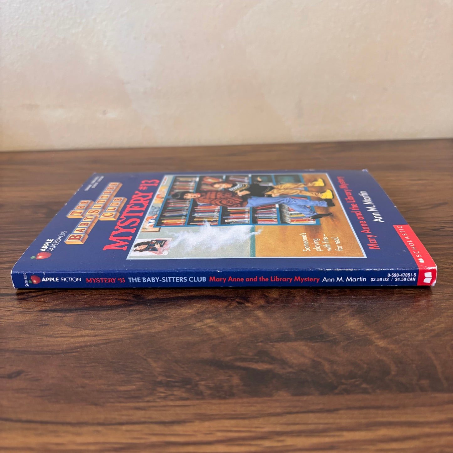 The Baby-Sitters Club Mystery #13: Mary Anne and the Library Mystery by Ann M. Martin (1994 Apple Paperback - Scholastic)