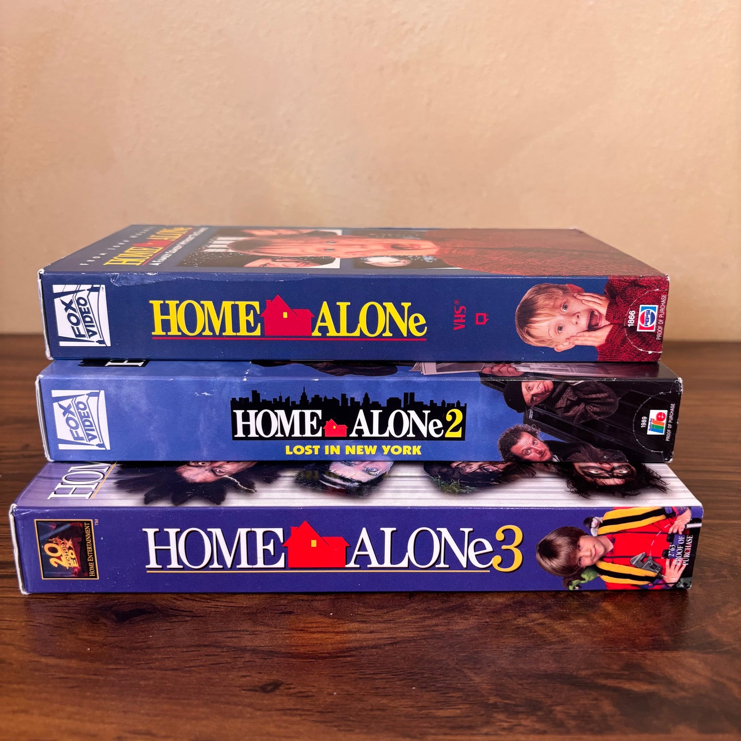 Home Alone VHS Bundle - Home Alone, Home Alone 2, Home Alone 3 (90s)