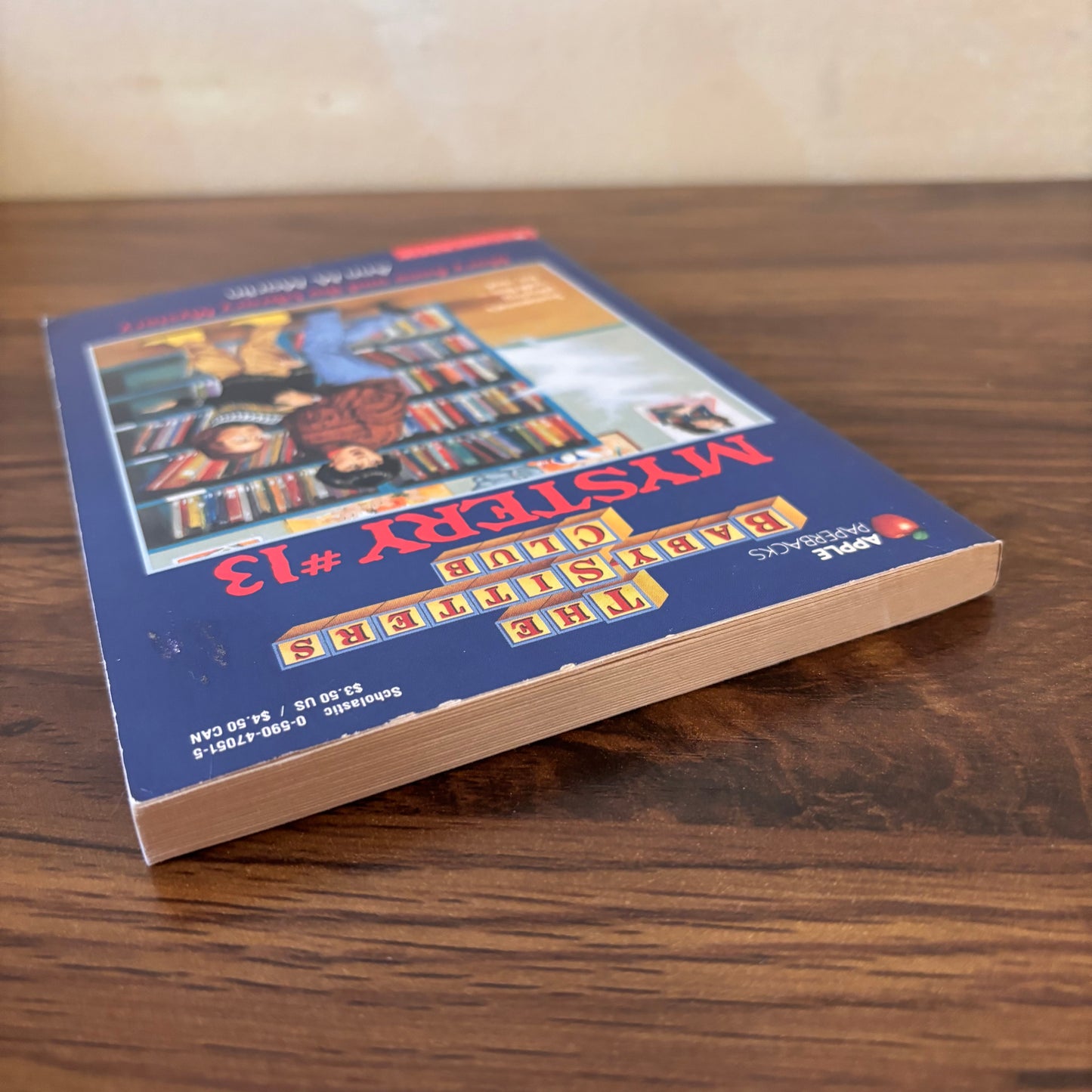 The Baby-Sitters Club Mystery #13: Mary Anne and the Library Mystery by Ann M. Martin (1994 Apple Paperback - Scholastic)