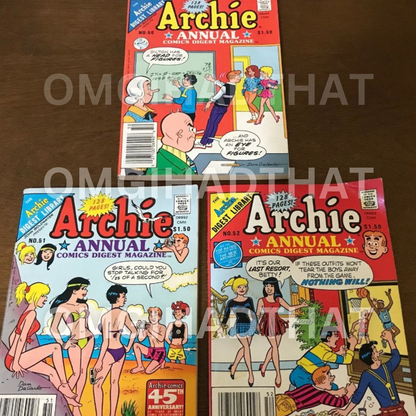 Archie Annual Comics Digest Magazines - A collection of classic Archie Comics in digest format. Perfect for collectors and fans of Archie’s timeless humor and adventures.