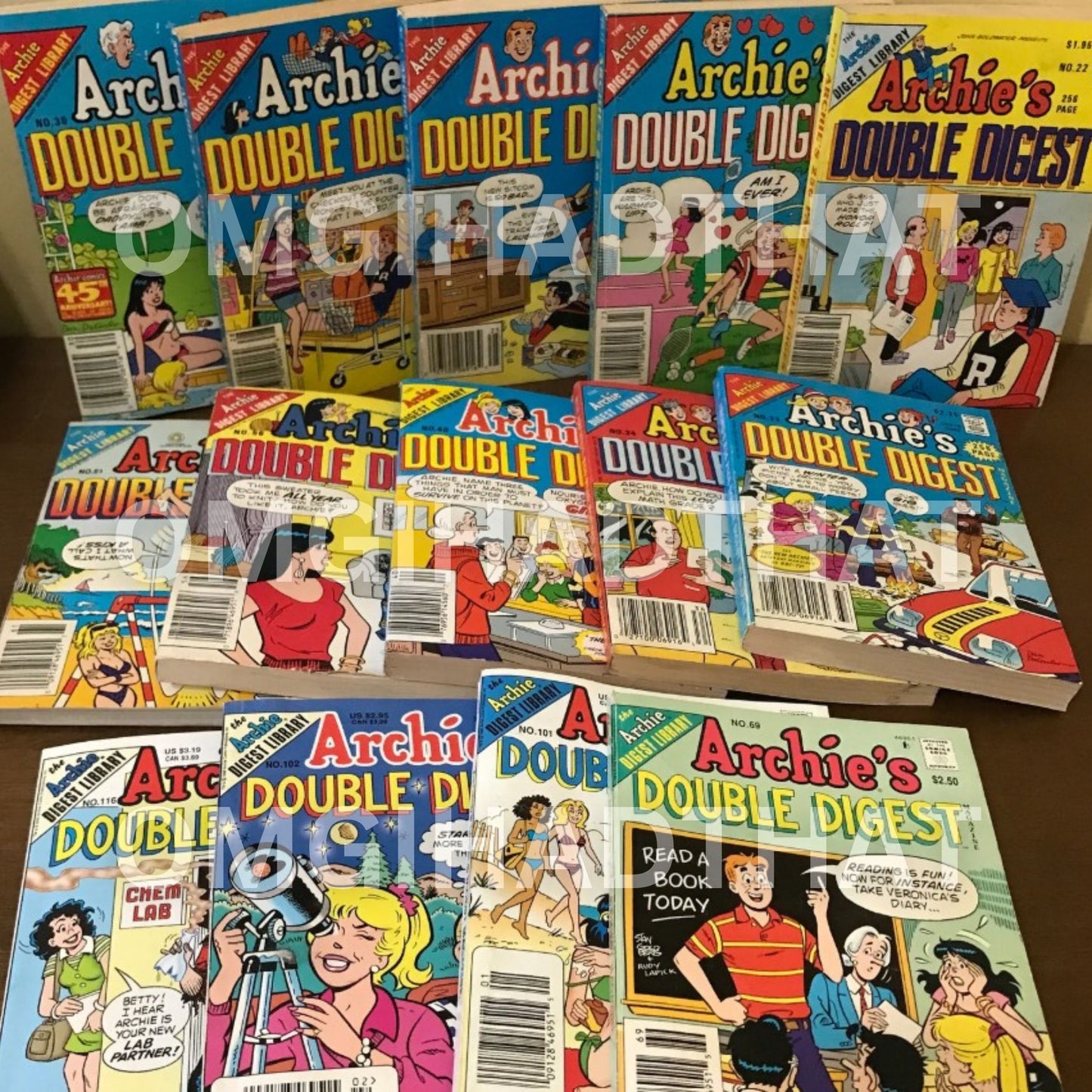 Archie Double Digests - A collection of classic Archie Comics in double digest format. Packed with humor, adventures, and timeless fun, perfect for Archie fans and collectors.