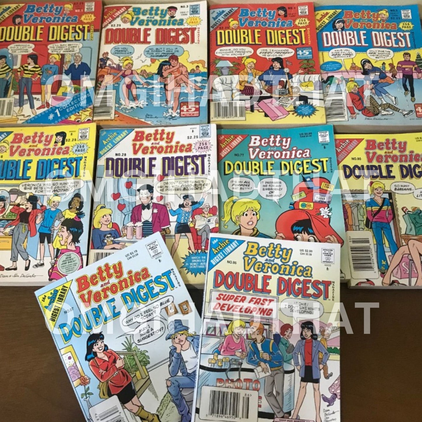 Betty and Veronica Comic Digests - Betty and Veronica Double Digests - Betty and Veronica Annuals