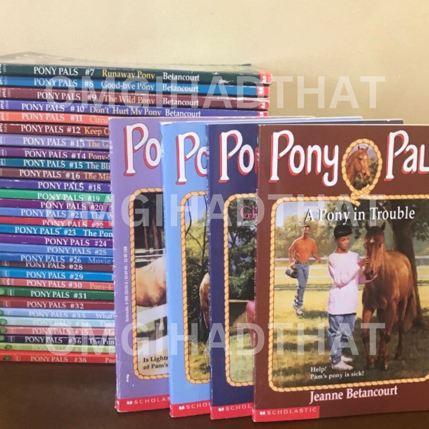 Pony Pals Chapter Books Jeanne Betancourt, Kids Pony Adventure Series 90s Omg I Had That Shop