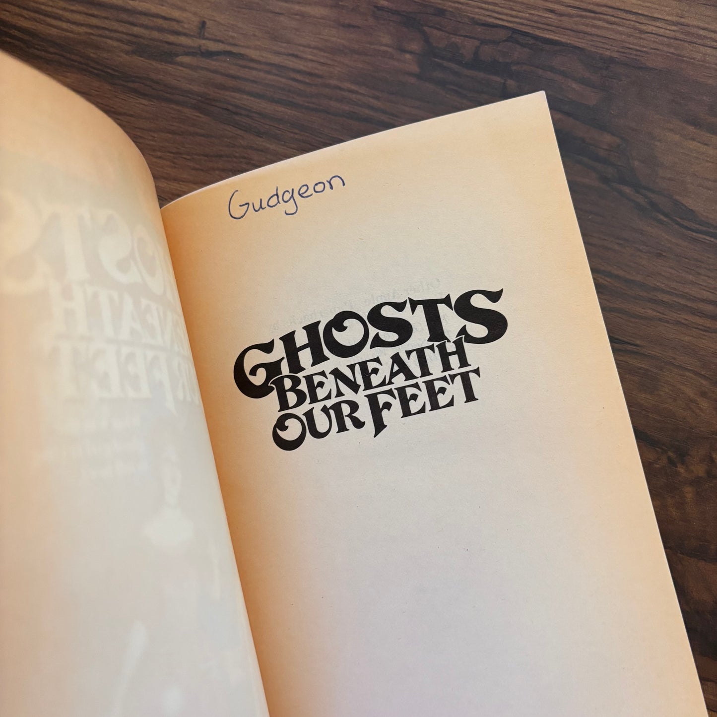 Ghosts Beneath Our Feet by Betty Ren Wright (1984 Apple Paperback - Scholastic)