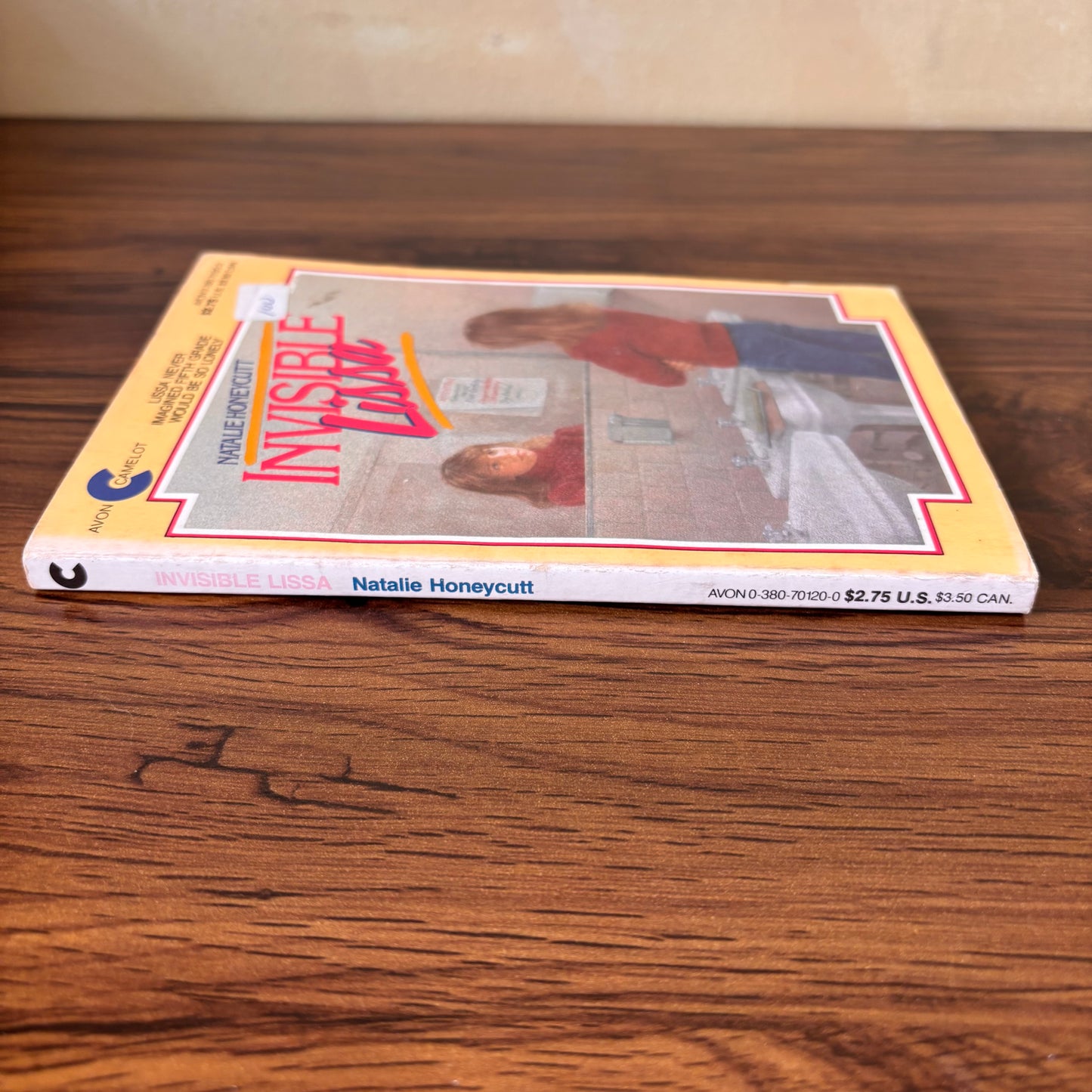 Invisible Lissa by Natalie Honeycutt - 1986 Avon Camelot Paperback