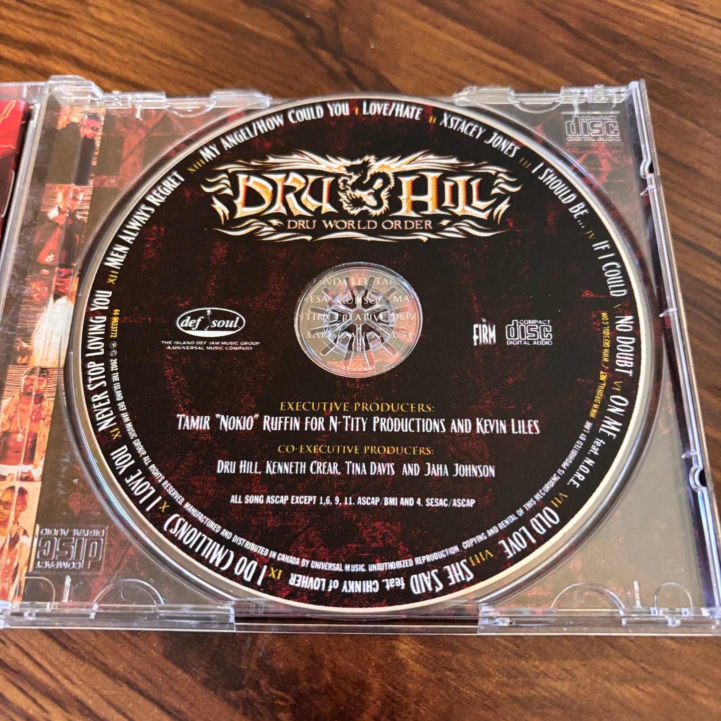 Dru Hill - Dru World Order CD (2002) R&B Album