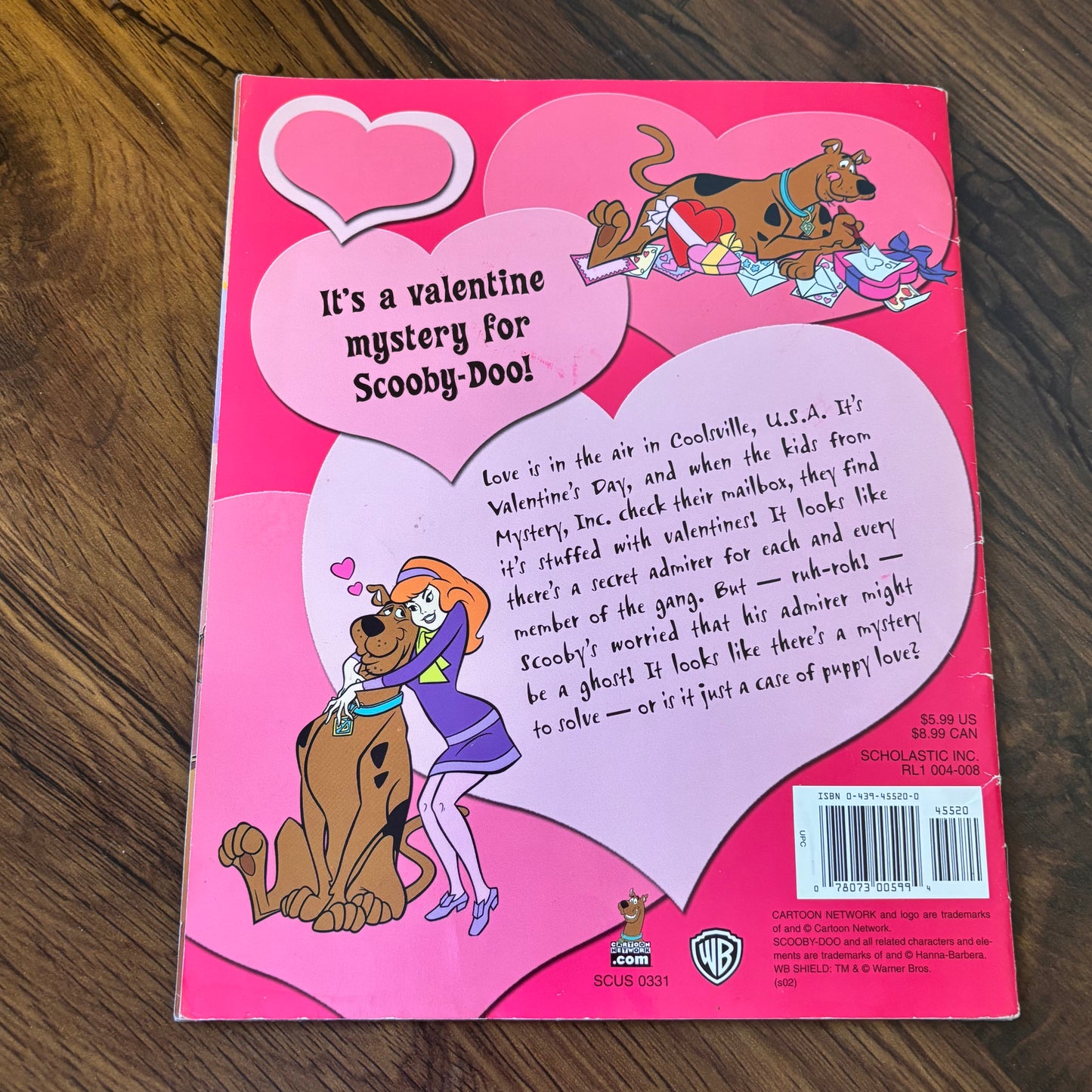 Scooby-Doo and the Secret Admirer by Jesse Leon McCann (2003 Scholastic Softcover)