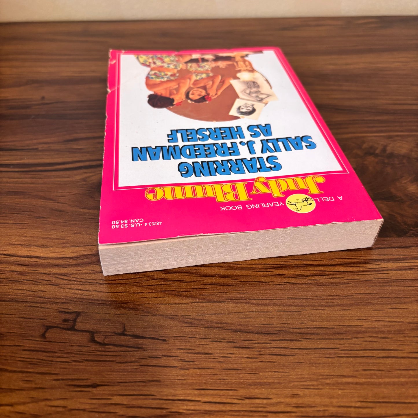 Starring Sally J. Freedman as Herself - Judy Blume 1991 Pink Cover
