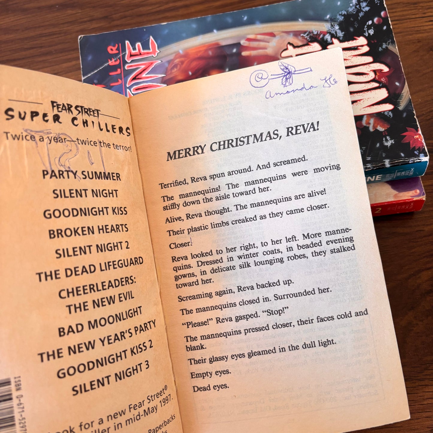 Silent Night 1-3 Super Chillers Set by R.L. Stine (90s Archway Paperbacks)