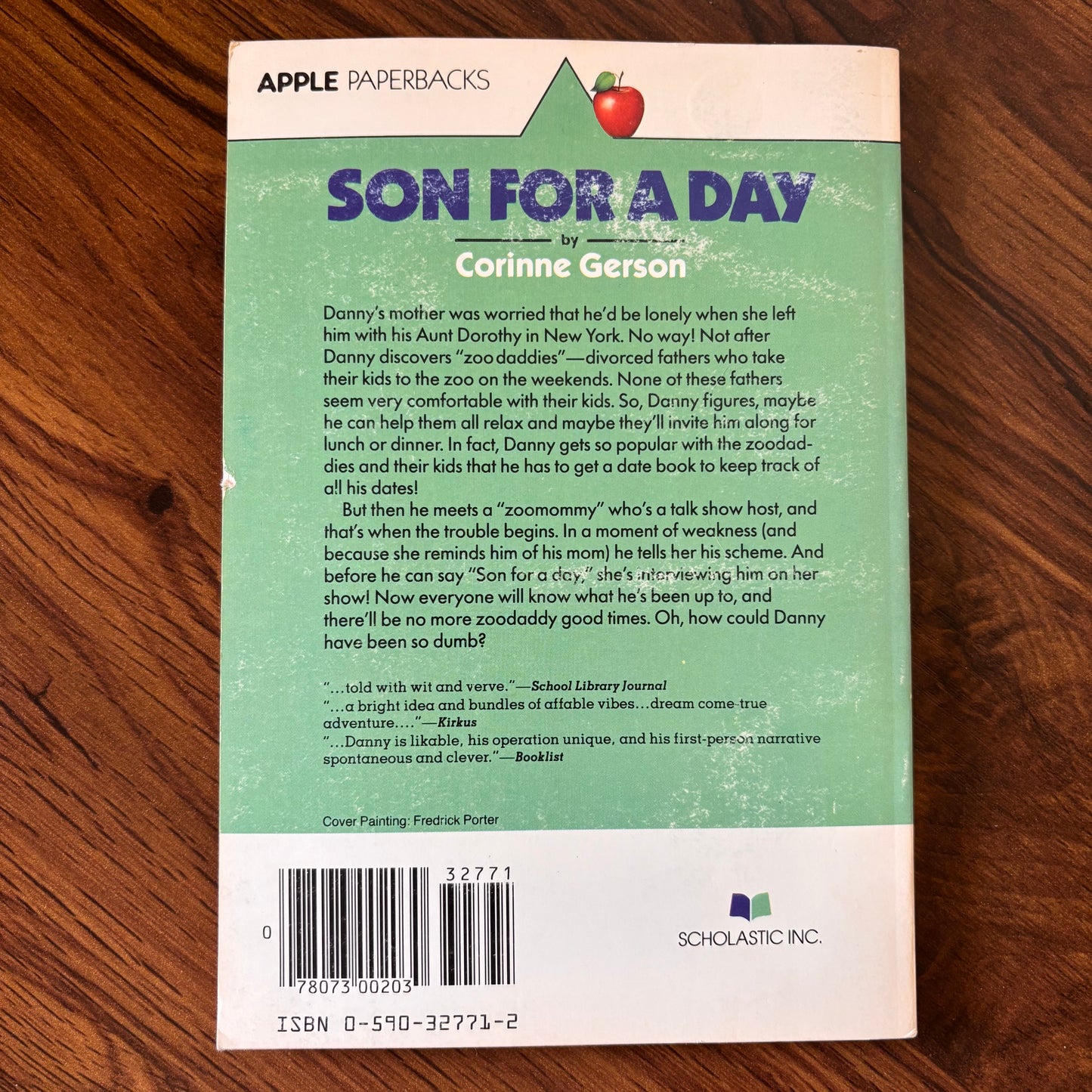 Son for a Day Corinne Gerson, Illustrated Velma Ilsley, 1980 Apple Paperback