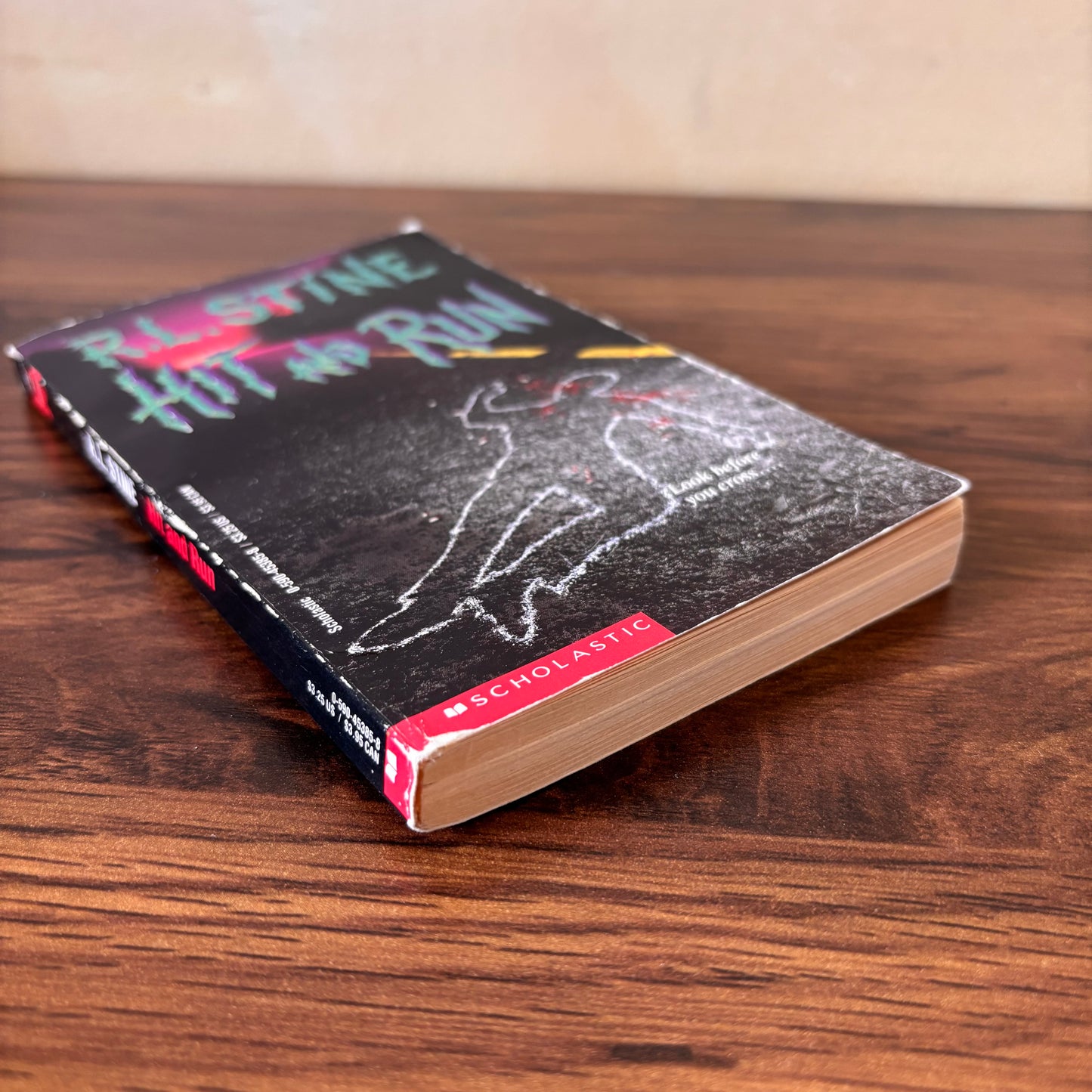 Hit and Run by R.L. Stine - 1992 Scholastic YA Thriller Paperback