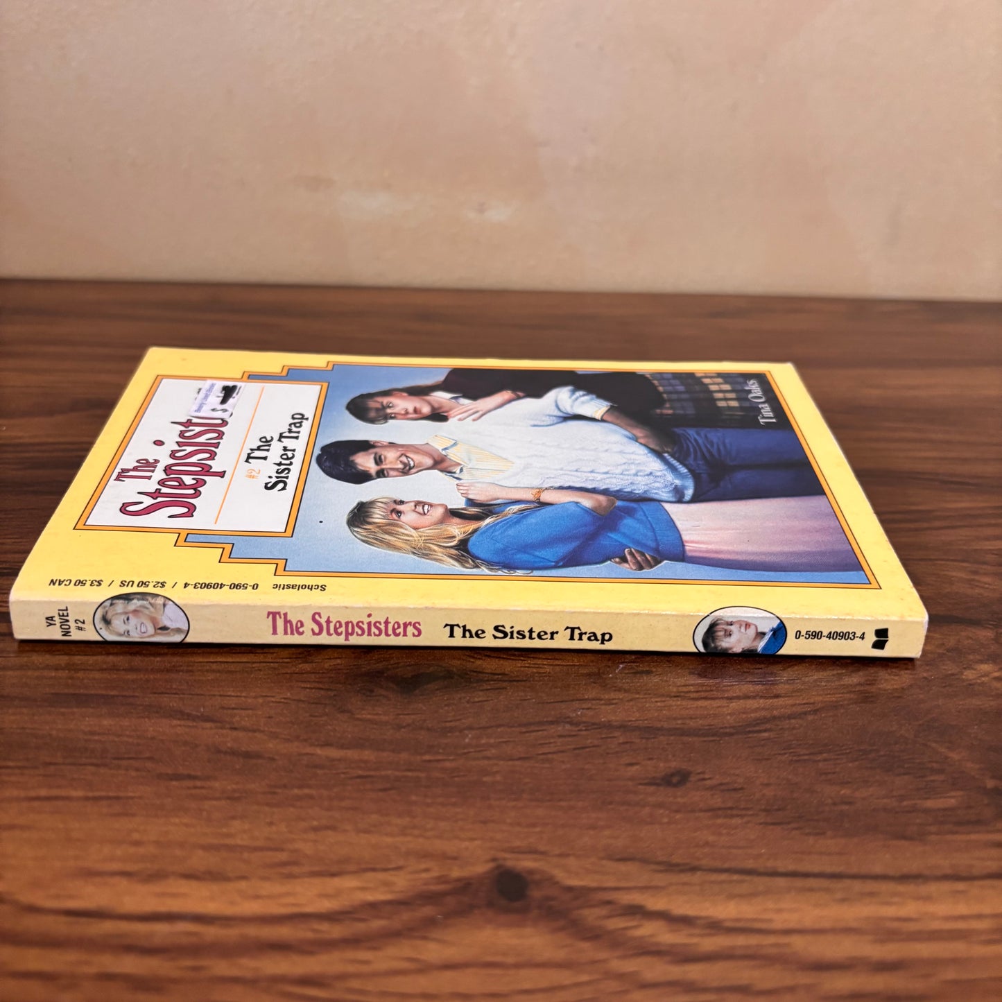 The Stepsisters #2 The Sister Trap Tina Oaks 1987 Scholastic Paperback