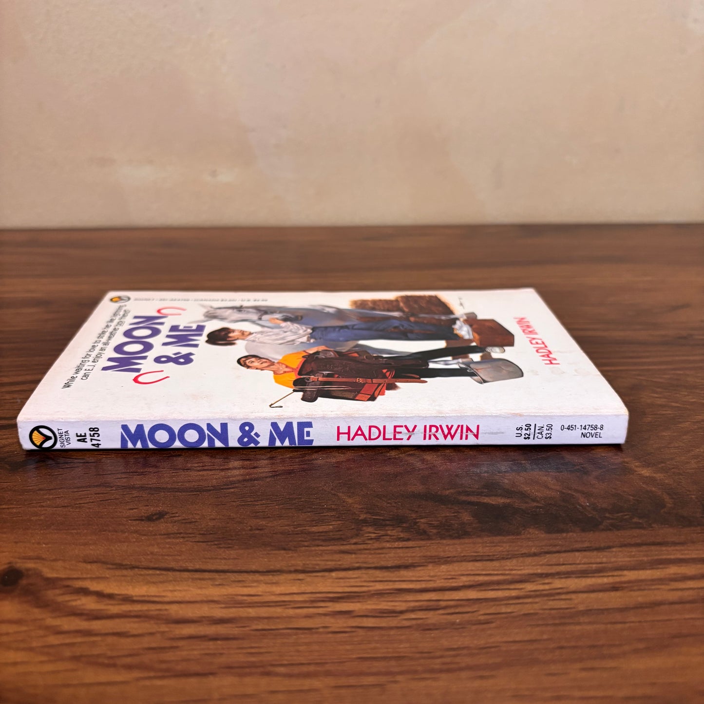 Moon & Me by Hadley Irwin - 1987 First Signet Vista YA Paperback
