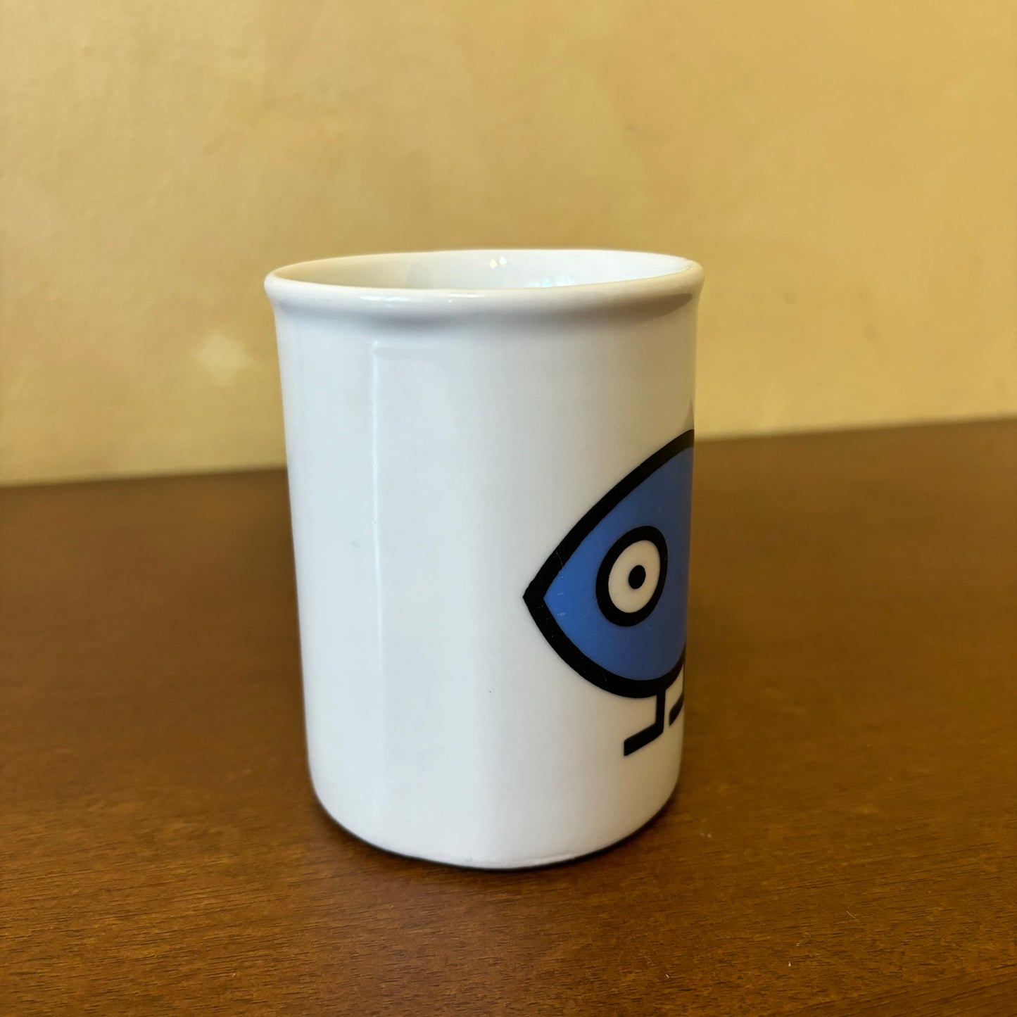 Vintage Marc Tetro Blue Fish Danesco Inc Canadian Artist Mug