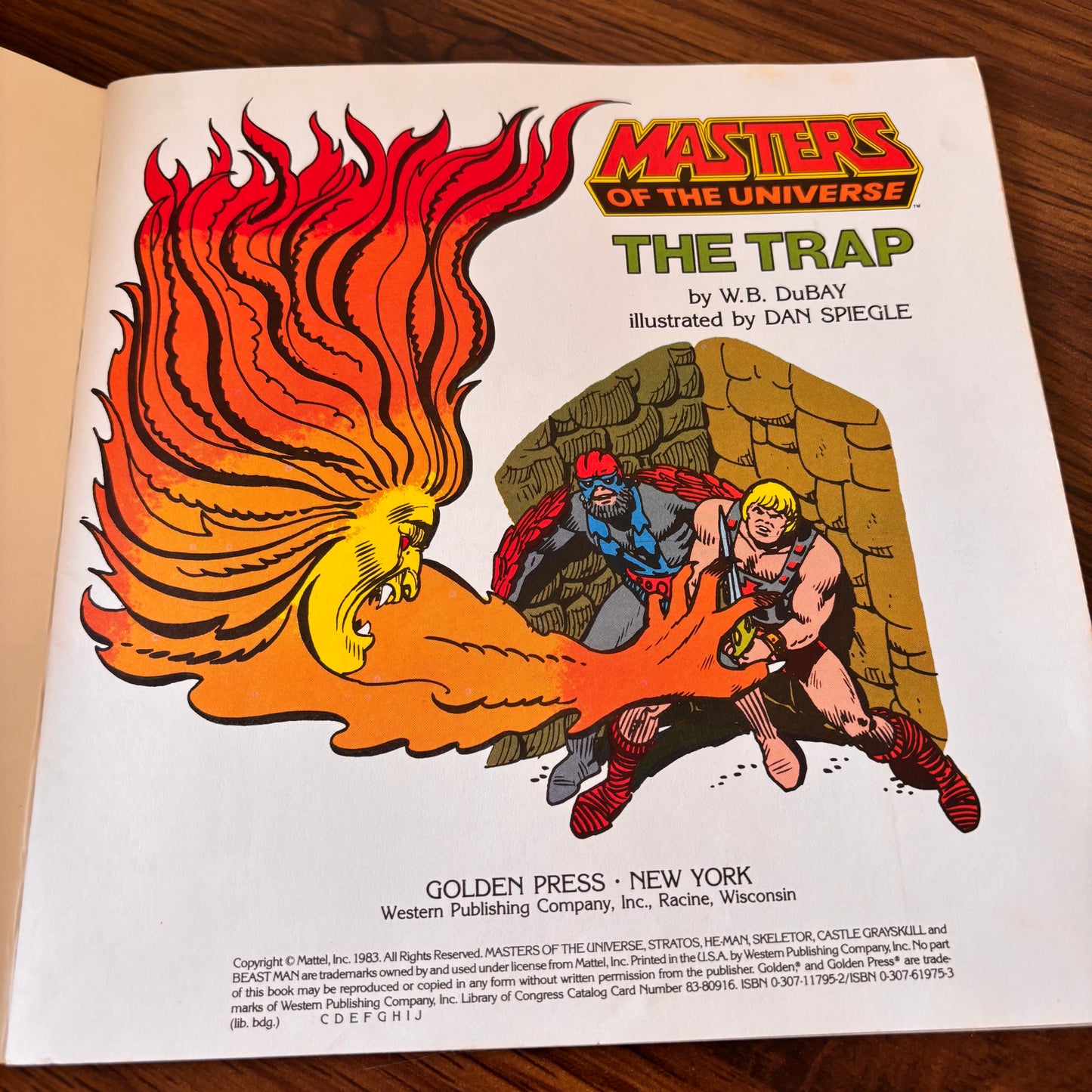 Masters of the Universe: The Trap (1983) | Masters of the Universe Storybook by W.B. DuBay, Dan Spiegle