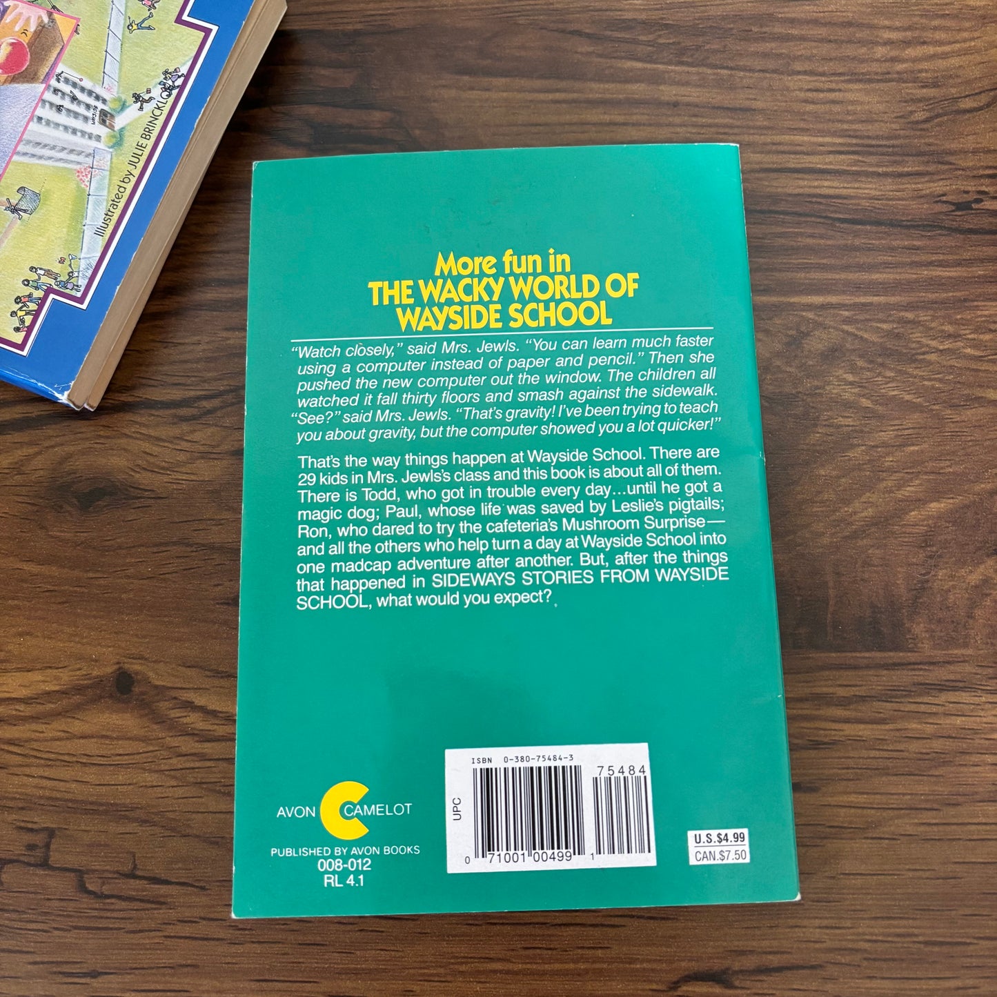 Wayside School Book Bundle - Sideways Stories, Falling Down, & Sideways Arithmetic by Louis Sachar (Scholastic Paperbacks)