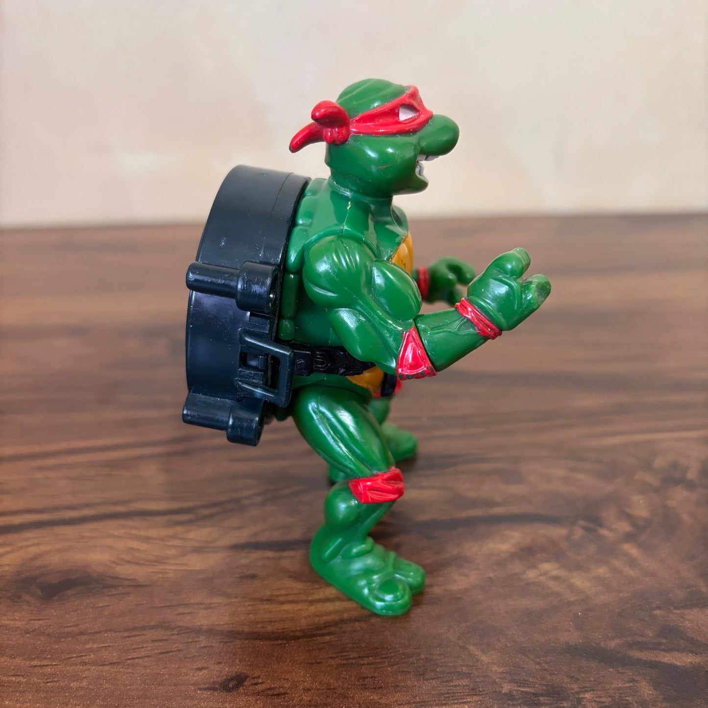 Teenage Mutant Ninja Turtles City Sewer Shell Raphael Action Figure (1991 Playmates Toys)