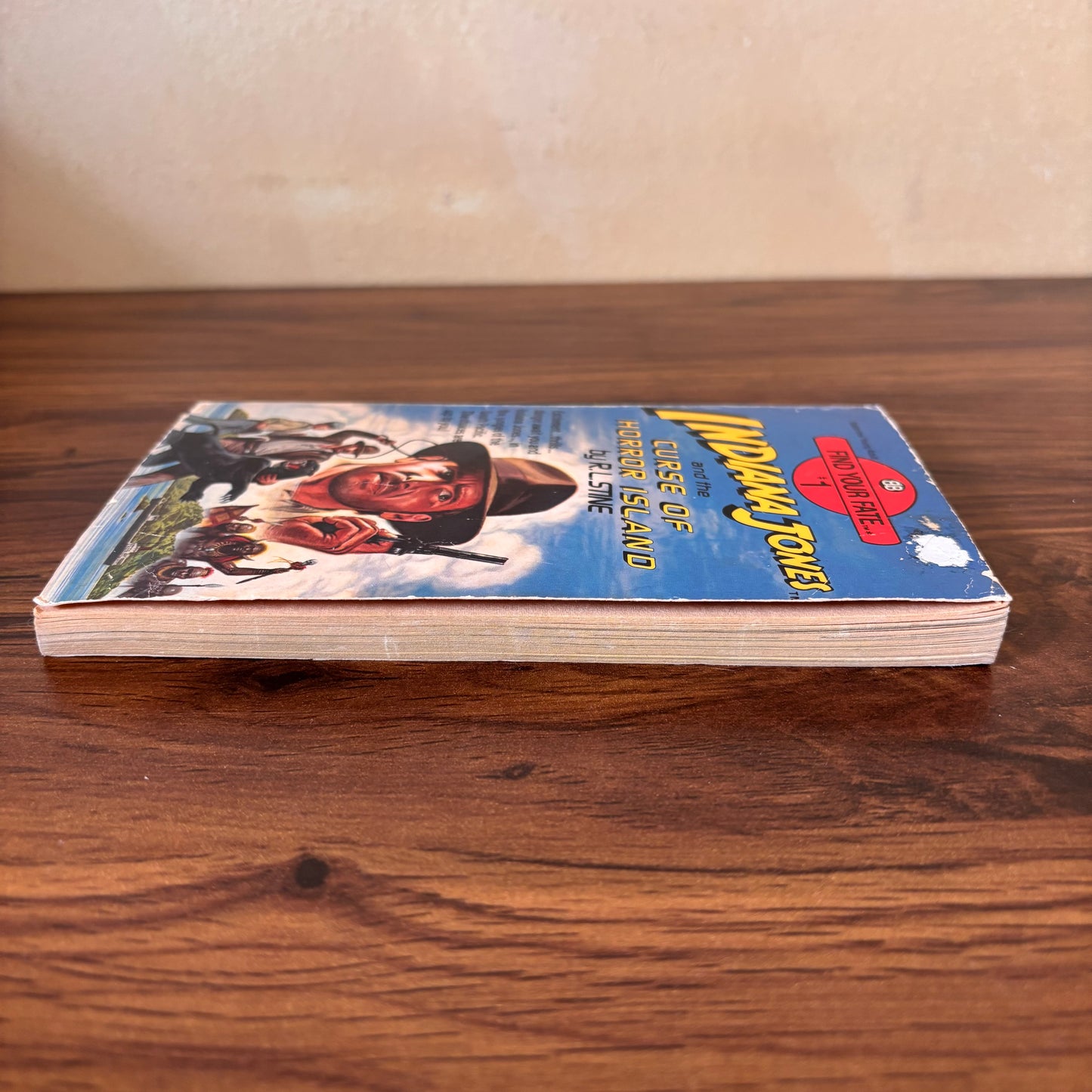 Indiana Jones and the Curse of Horror Island #1 R.L. Stine 1985 Paperback