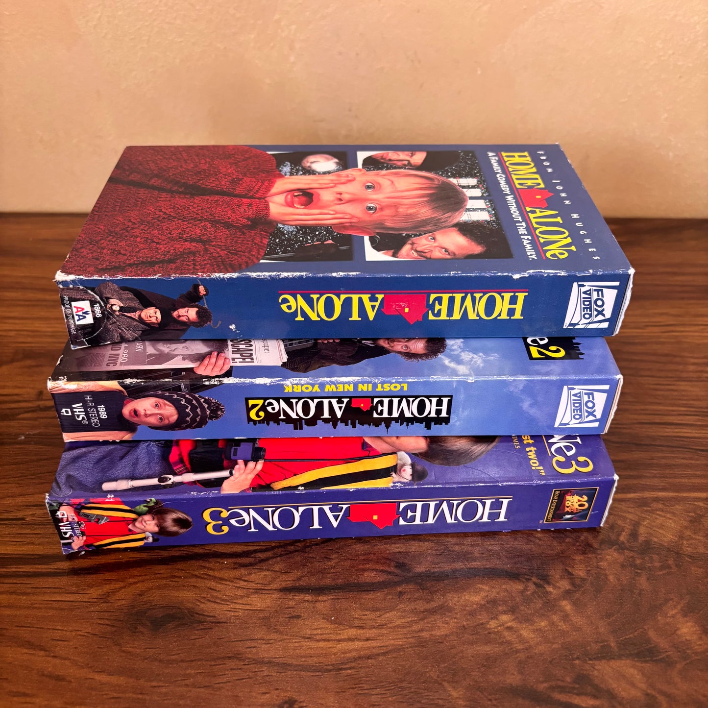 Home Alone VHS Bundle - Home Alone, Home Alone 2, Home Alone 3 (90s)