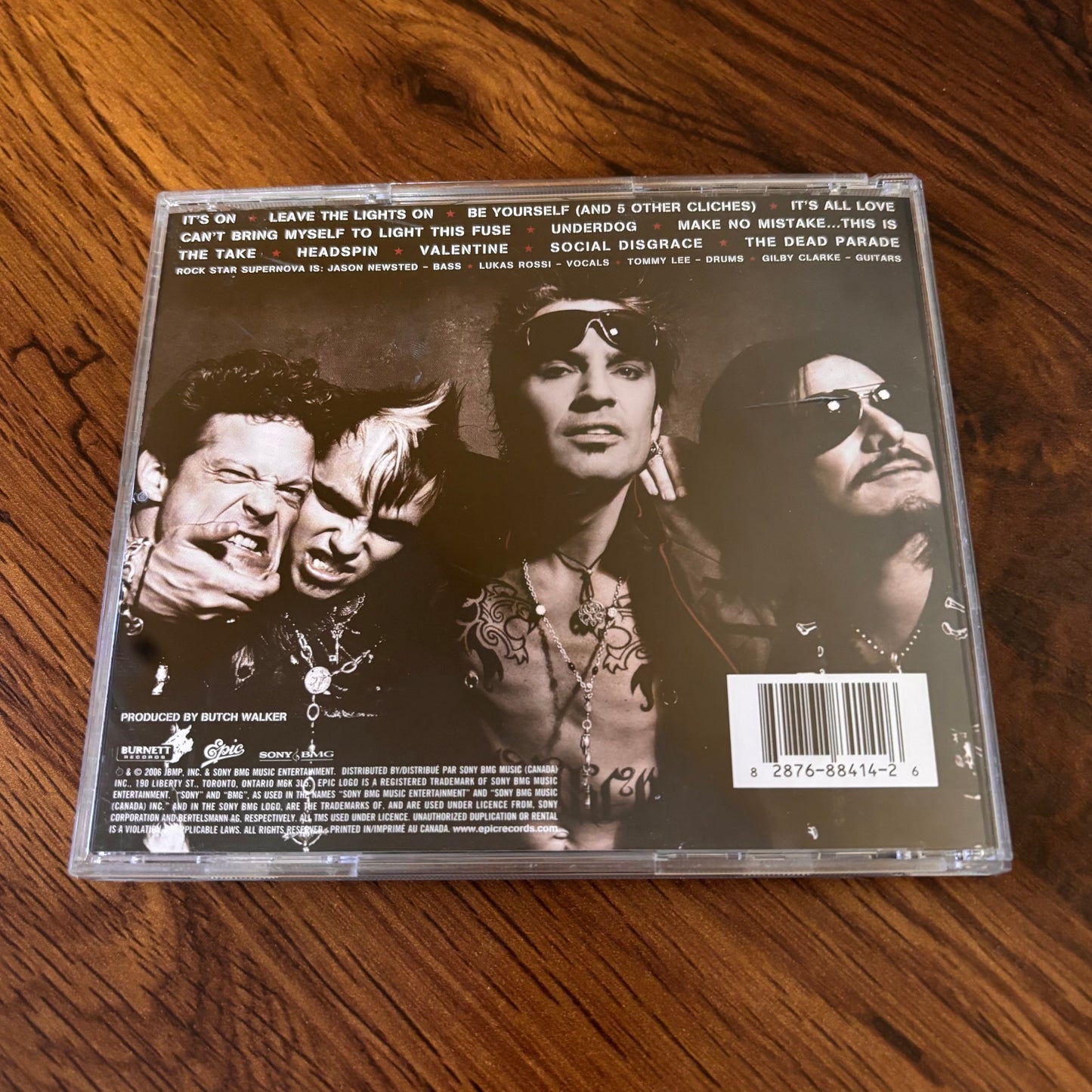 Rock Star: Supernova CD (2006) - Reality Show Rock Band Album
