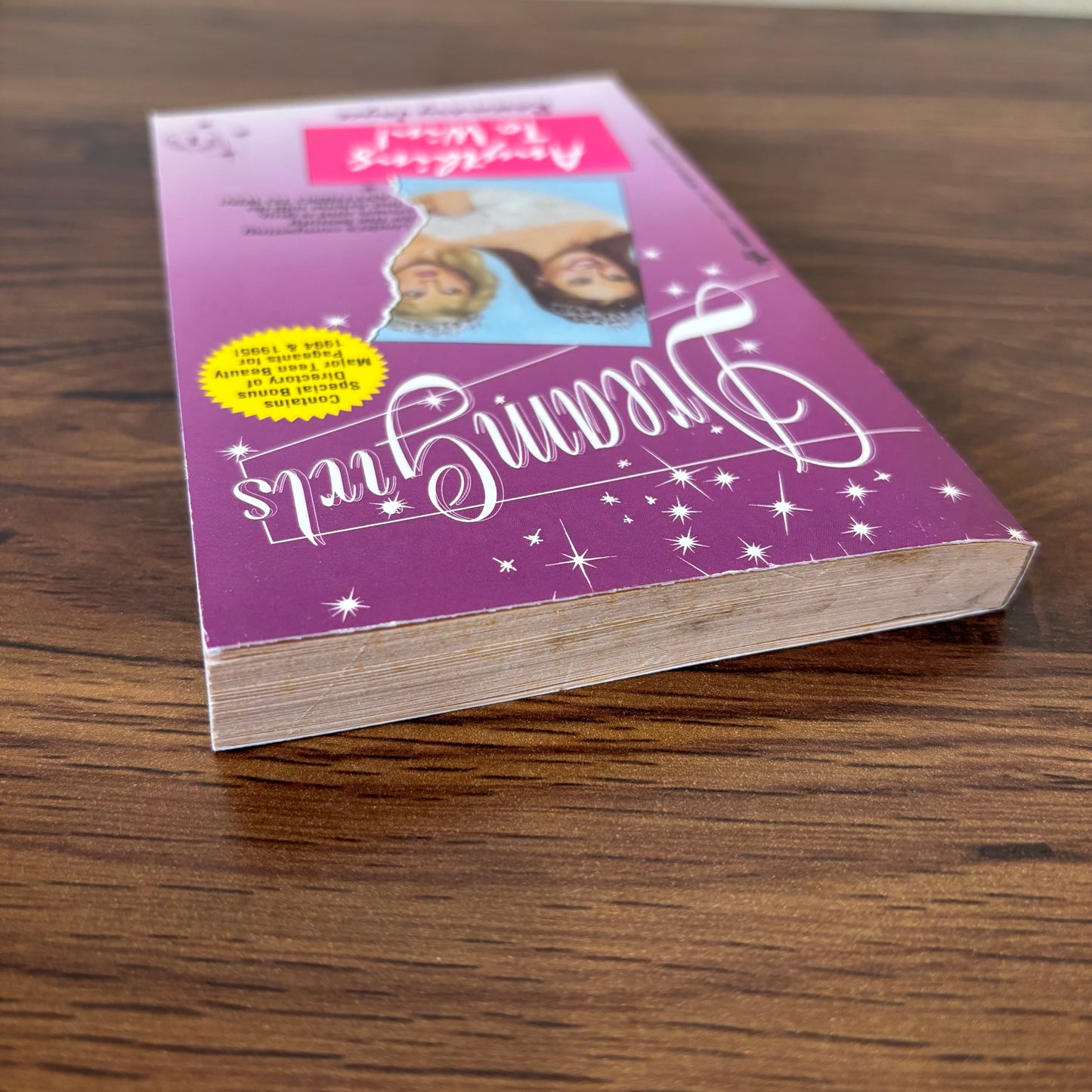 Dream Girls #1: Anything to Win by Rosemary Joyce RARE Purple Cover - Bonus Directory of Major Teen Beauty Pageants for 94/95(1994 SPI YA Paperback)